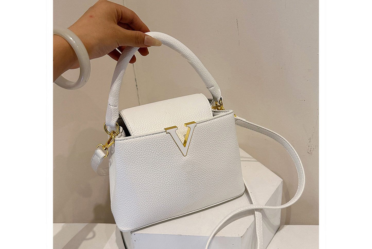Lychee Texture Crossbody/Handbag