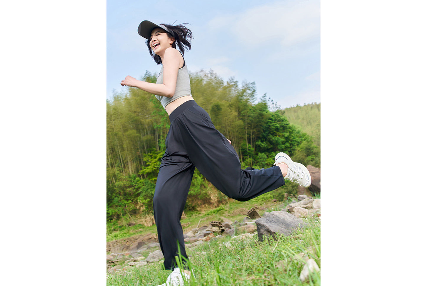 Ice Silk Casual Wide-Leg Pants