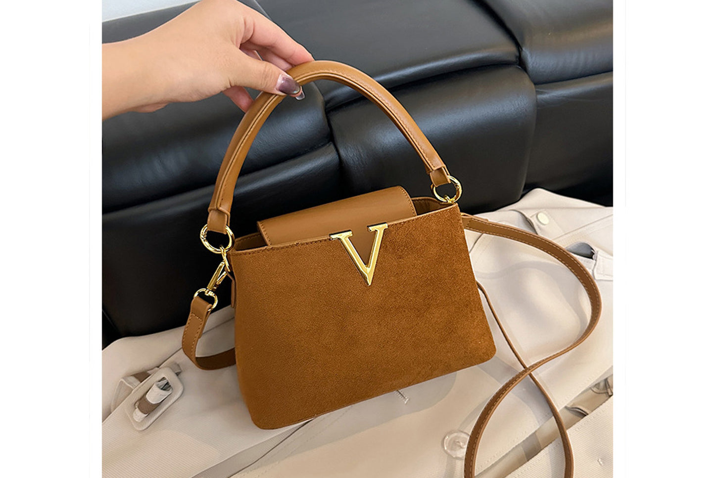 Lychee Texture Crossbody/Handbag