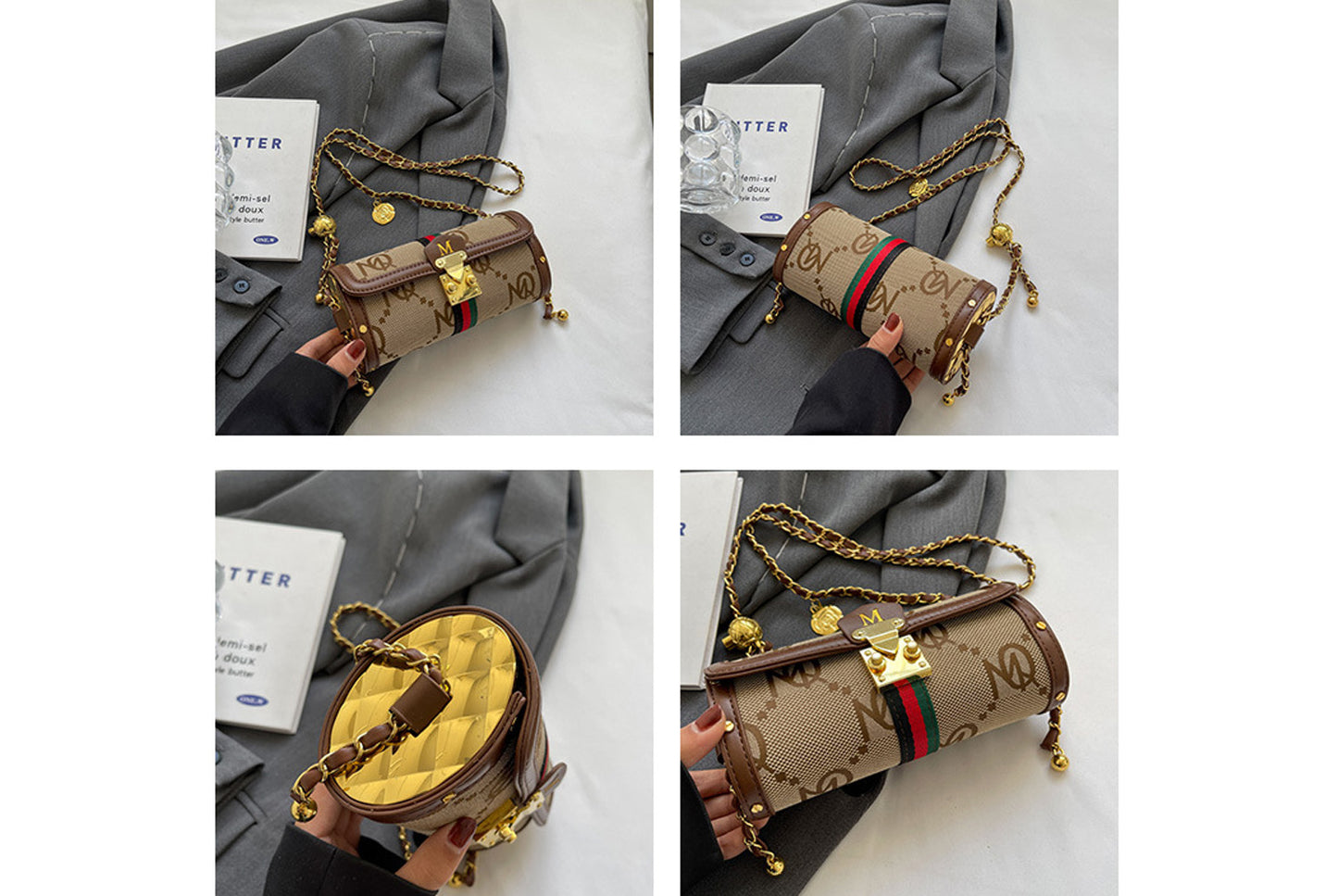 Letter Baguette Bag
