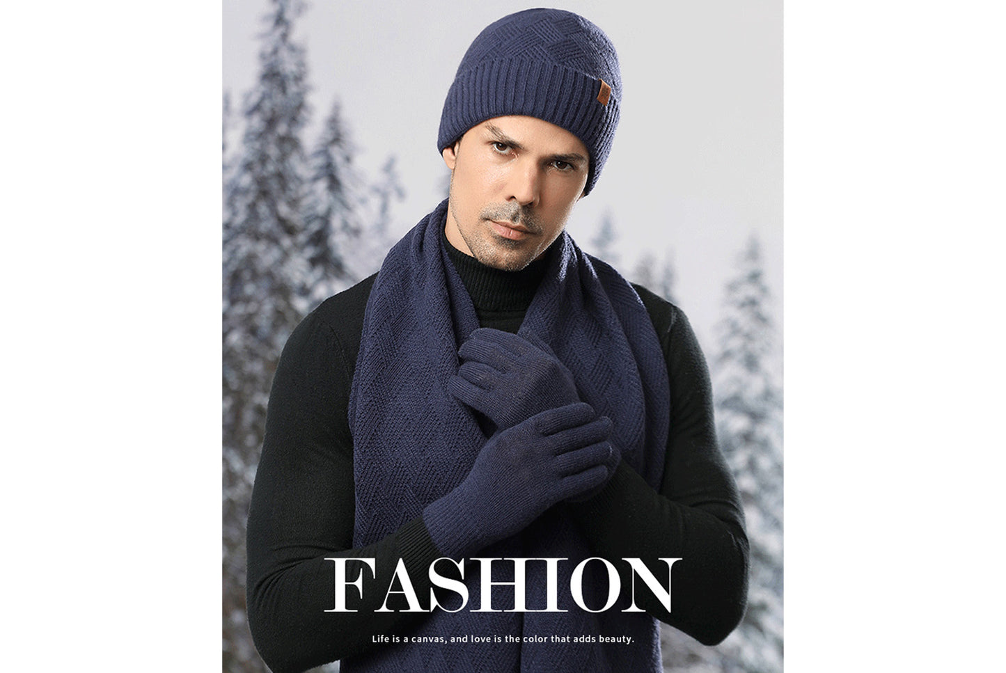 Men's Winter Warm Three-Piece Set