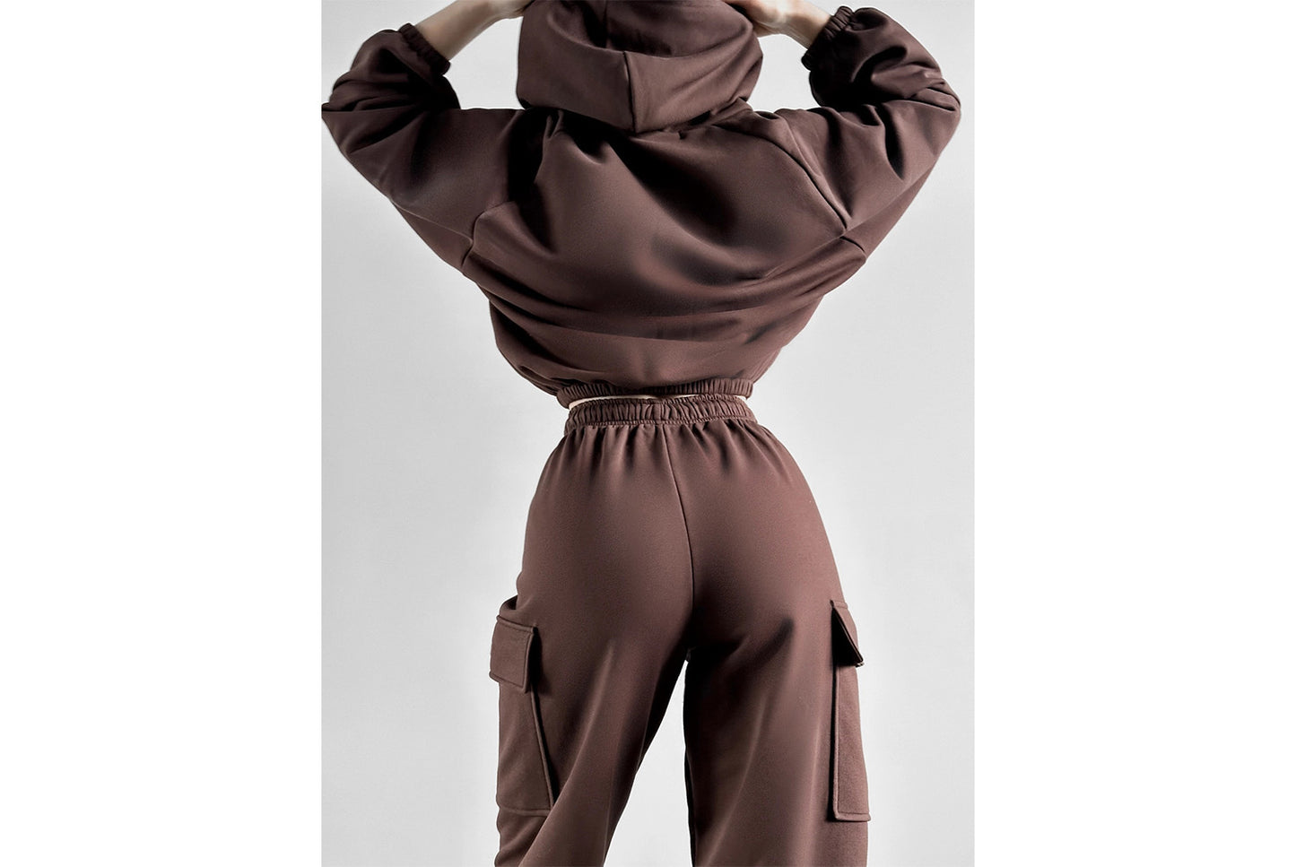 Women's New Fashionable Sporty Casual Hoodie Set
