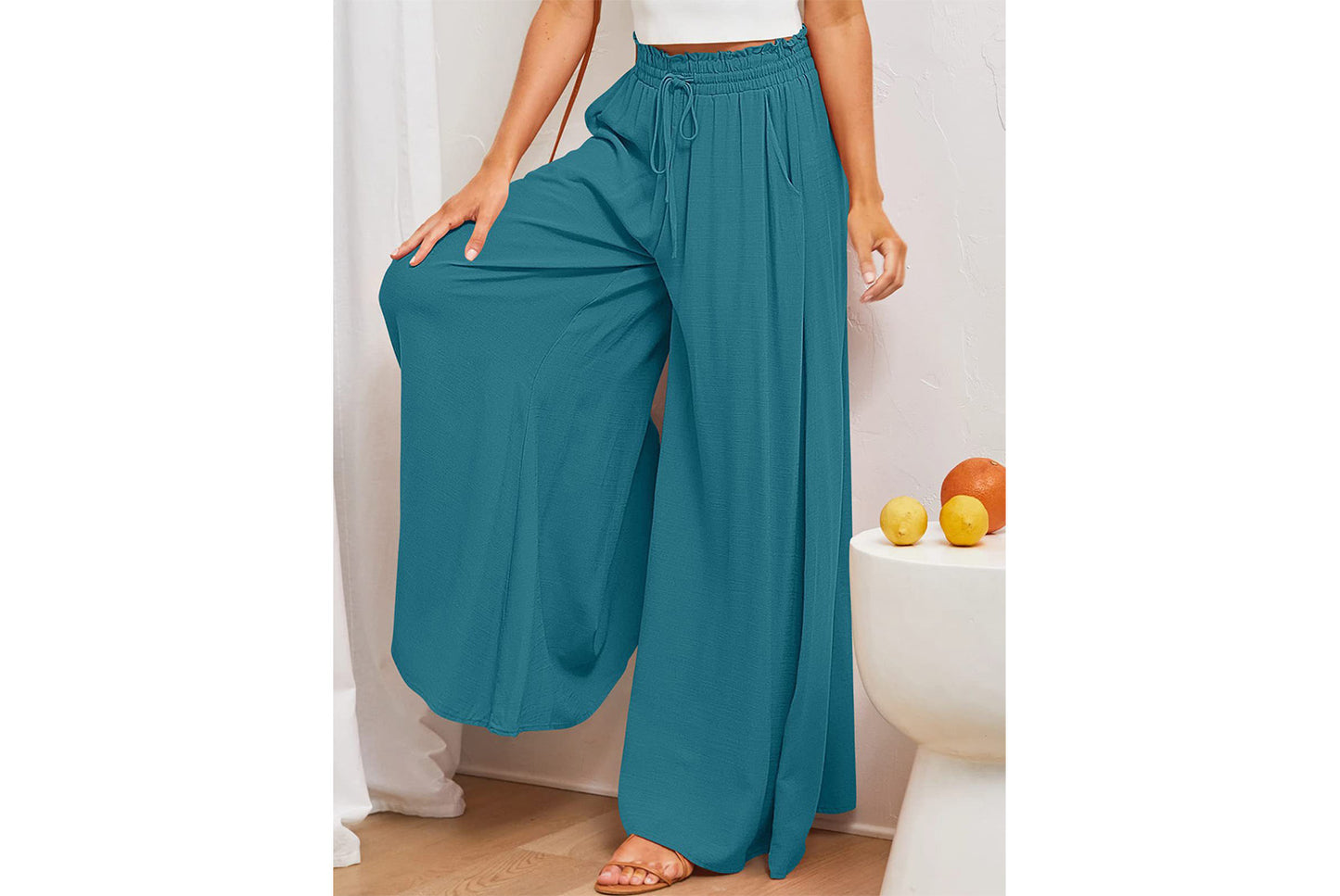 **Casual Wide-Leg Stylish Trousers**