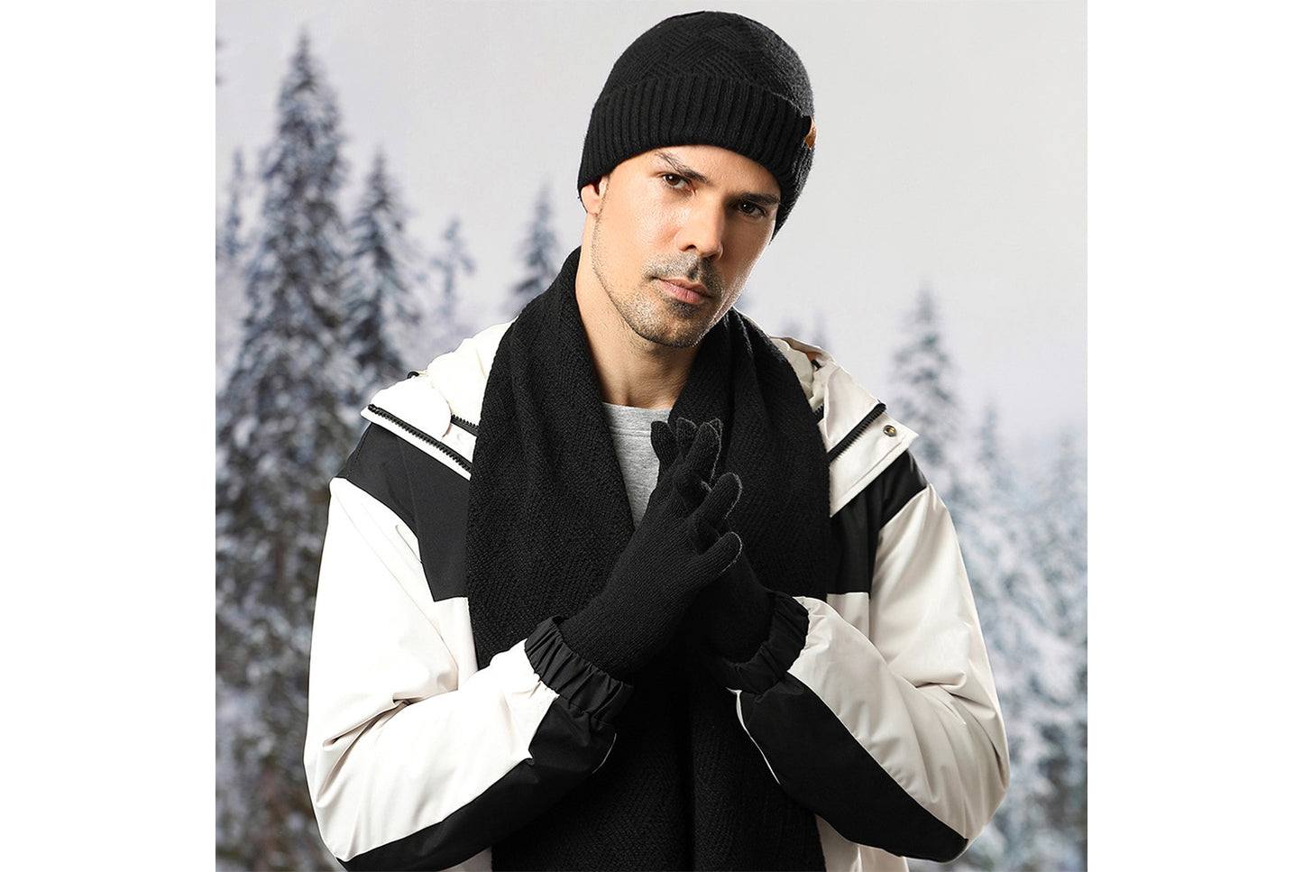 Men's Winter Warm Three-Piece Set