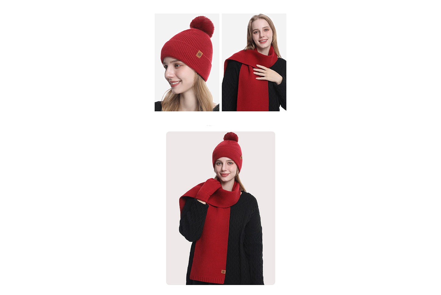 Women's Winter Warm Three-Piece Set