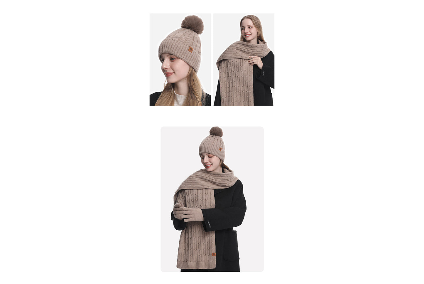 Winter Warm Three-Piece Set