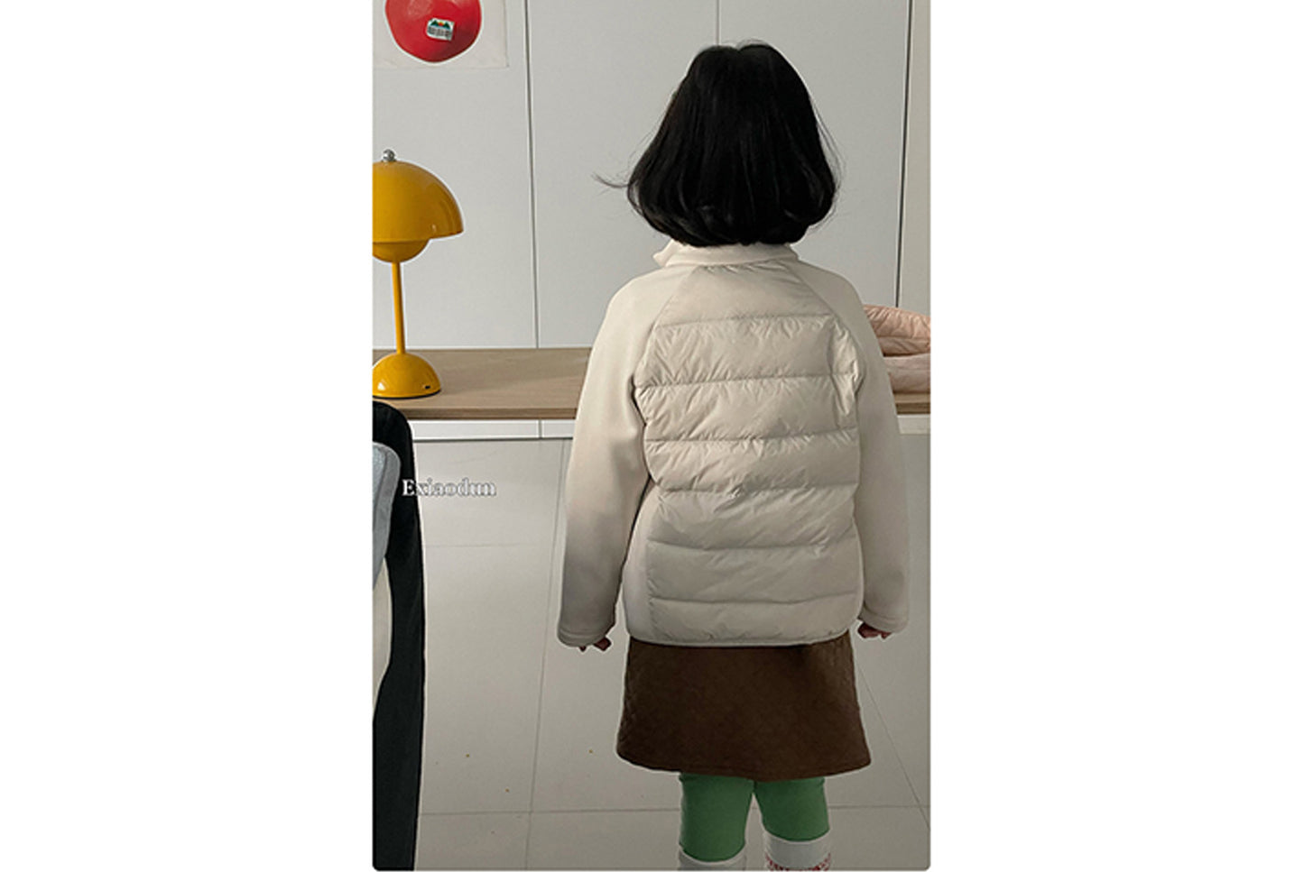Children's White Duck Down Jacket
