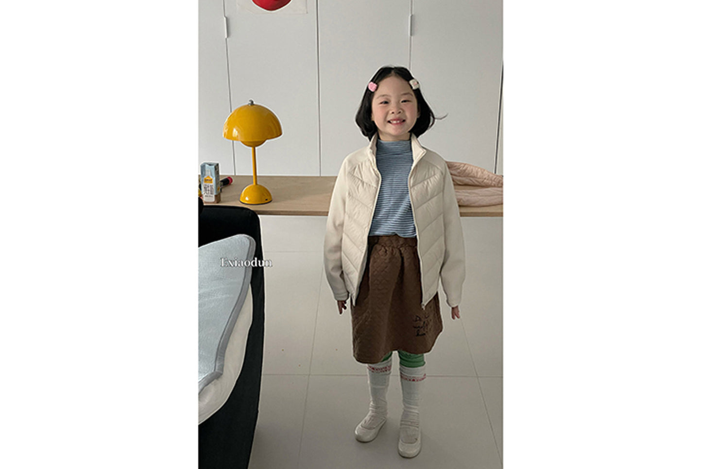 Children's White Duck Down Jacket
