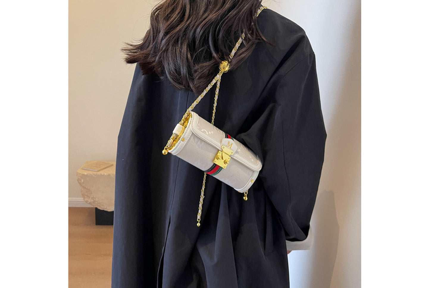 Letter Baguette Bag