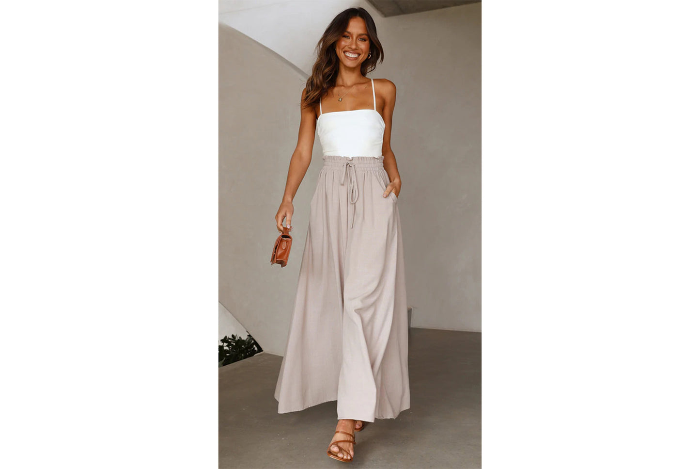 **Casual Wide-Leg Stylish Trousers**