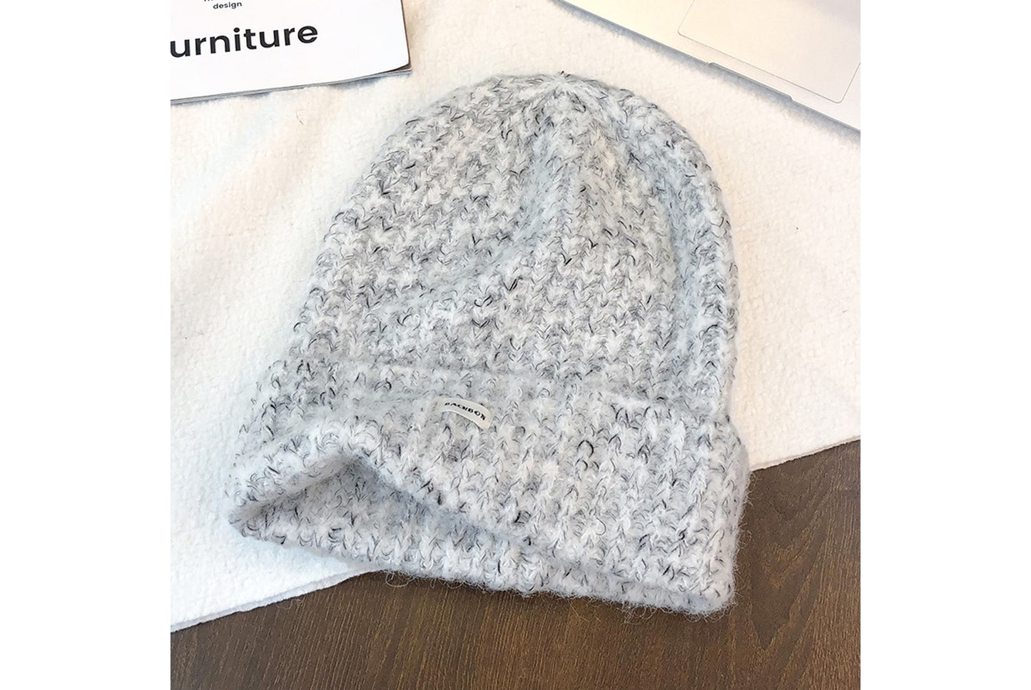 Warm Knitted Beanie with Ear flaps