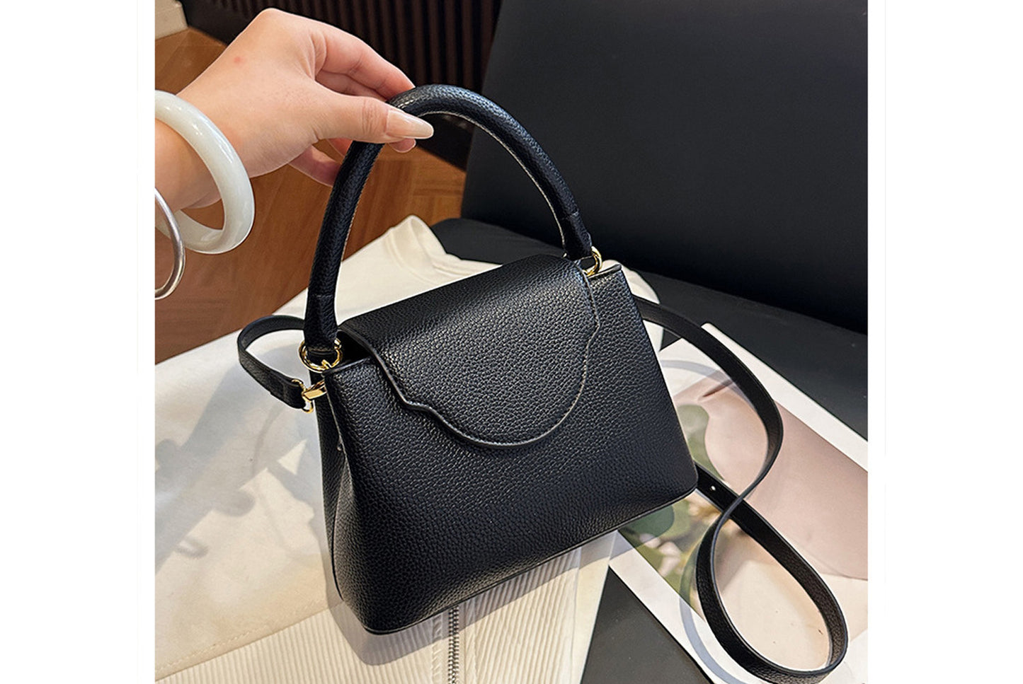 Lychee Texture Crossbody/Handbag