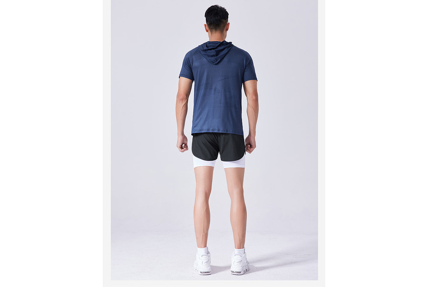 Men's Quick-Dry Hooded Sports T-Shirt