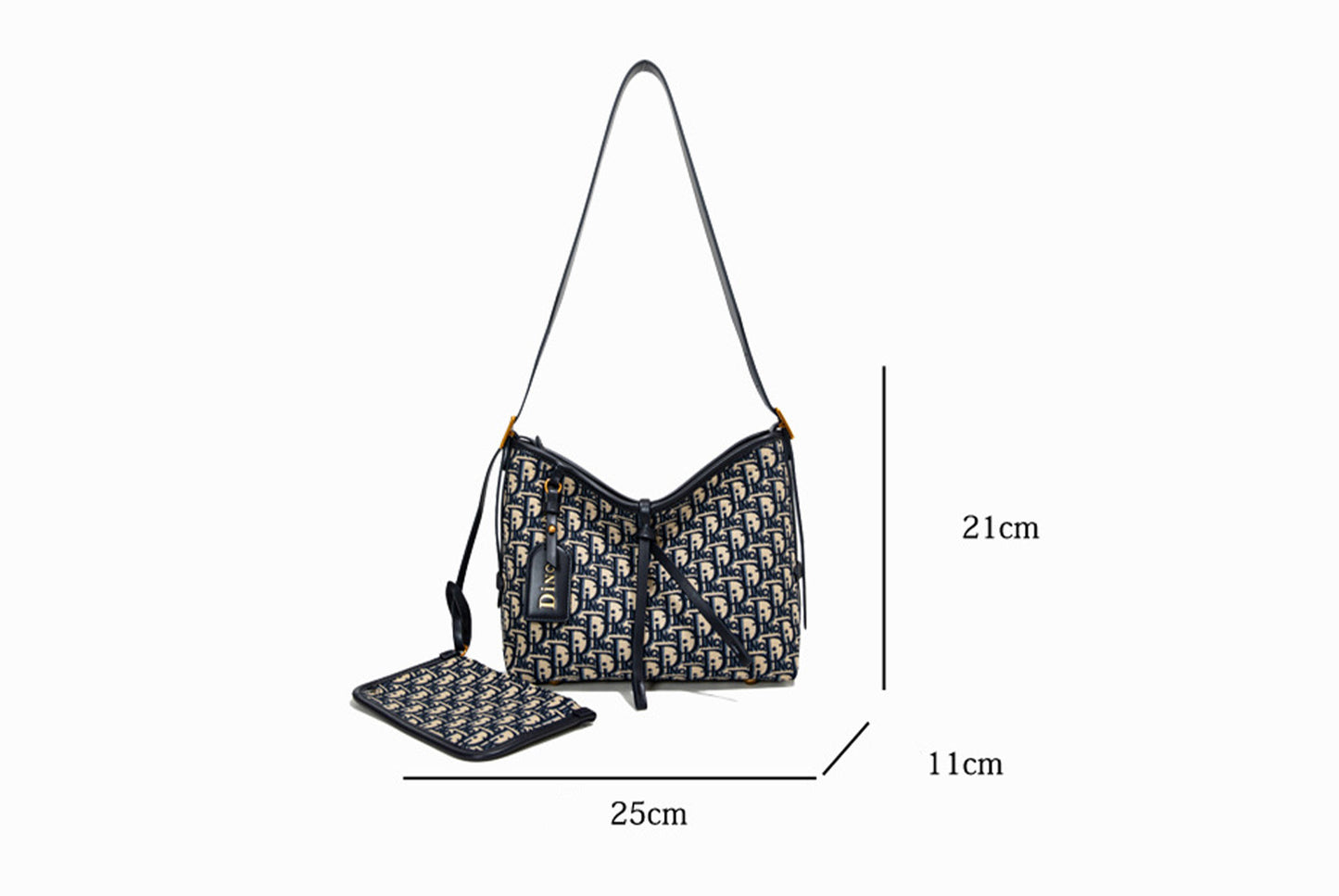 Jacquard Embroidered Tote Bag