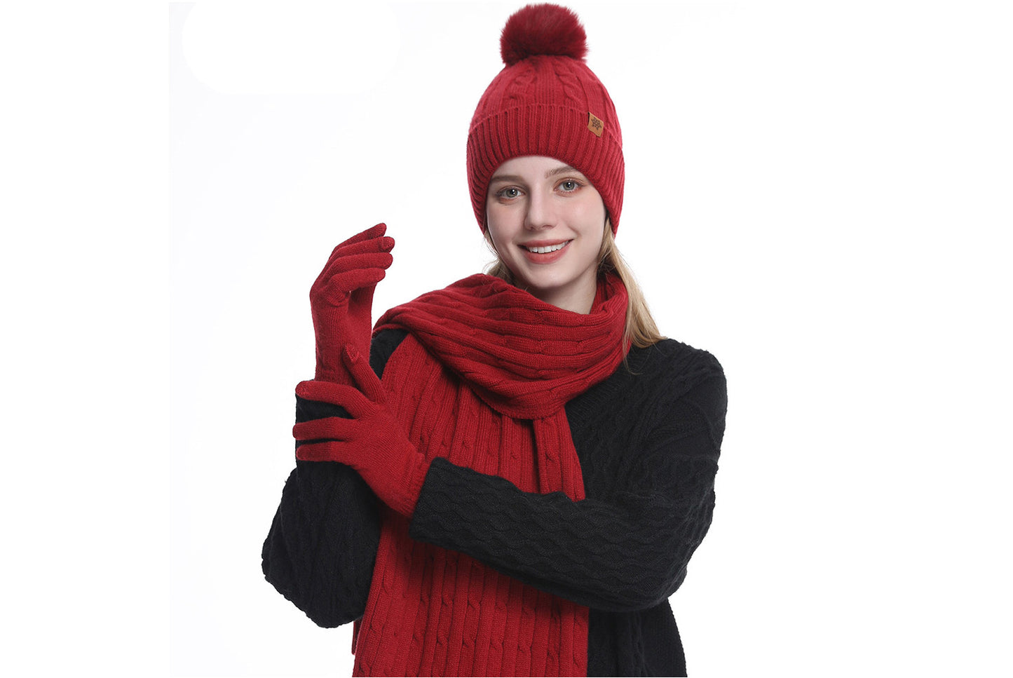 Winter Warm Three-Piece Set