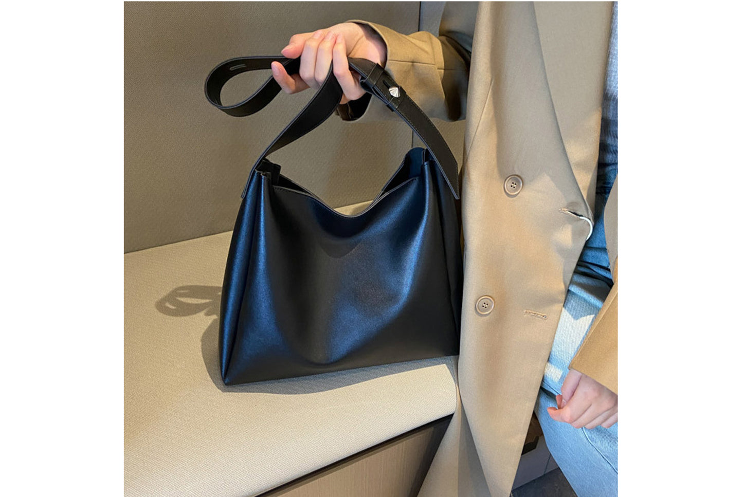 Retro Two-Piece Bucket Bag Set