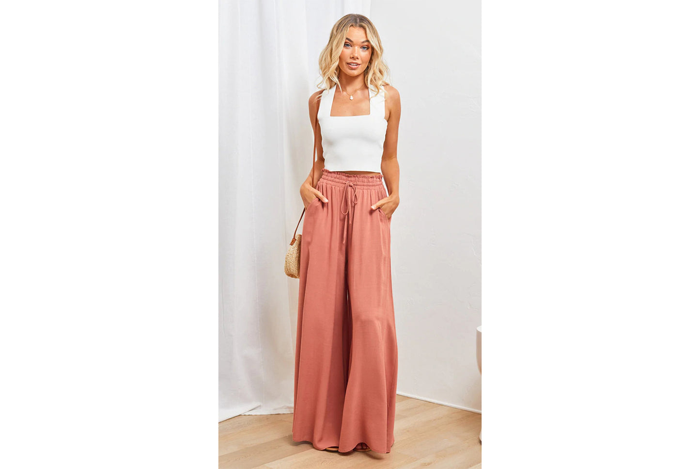 **Casual Wide-Leg Stylish Trousers**