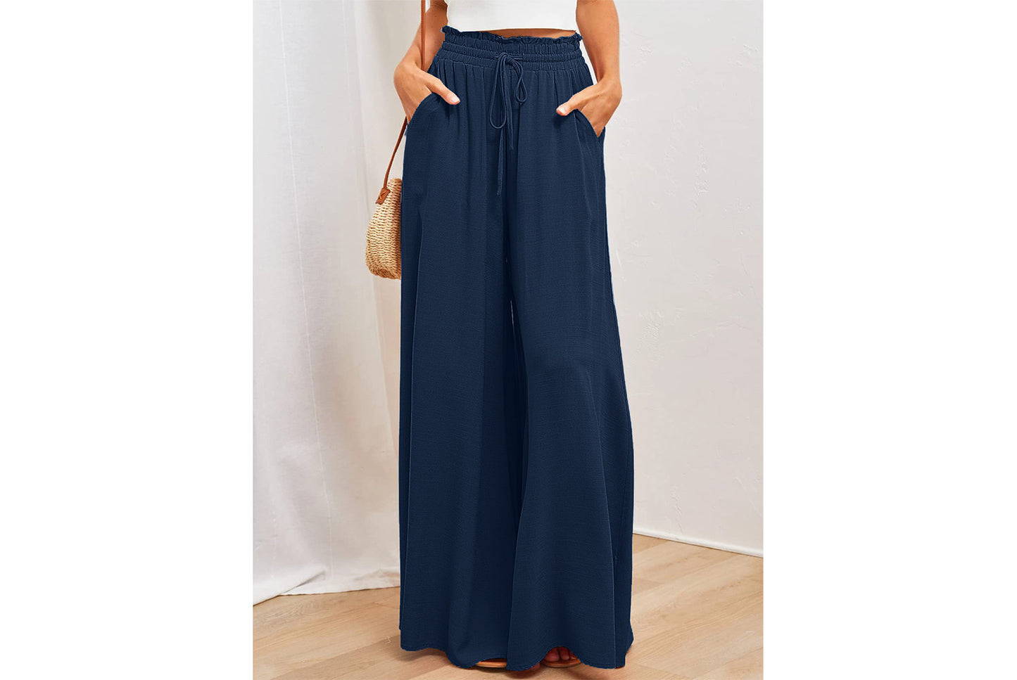 **Casual Wide-Leg Stylish Trousers**