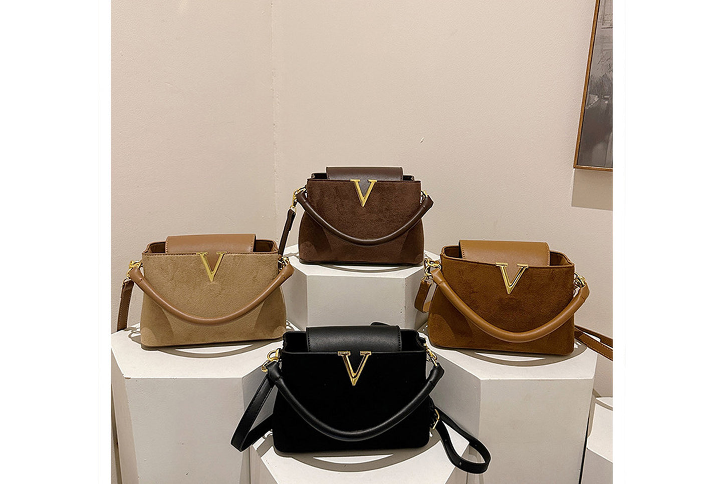 Lychee Texture Crossbody/Handbag