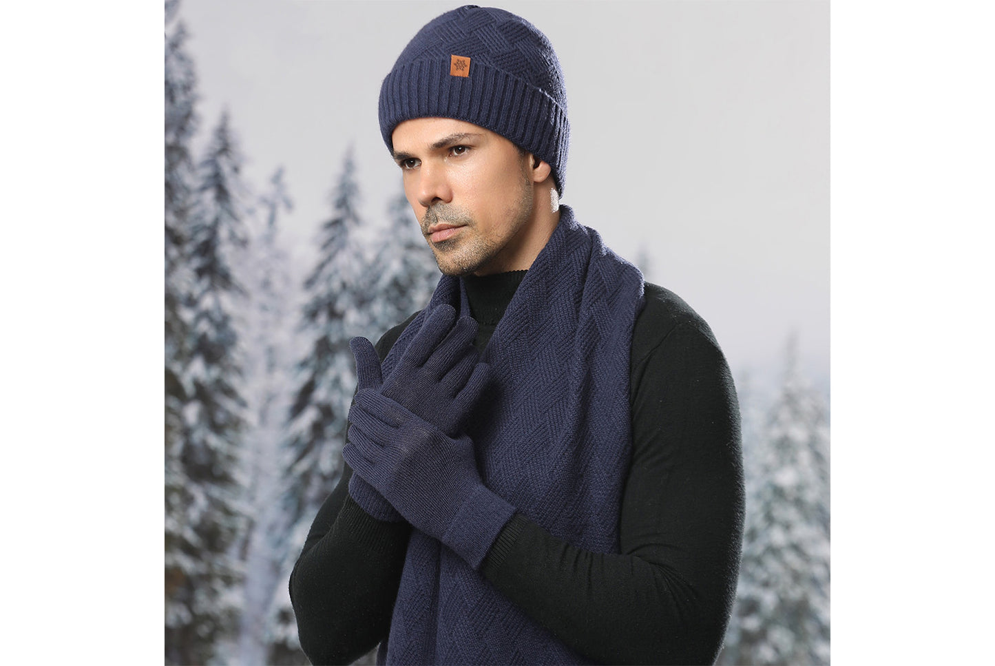 Men's Winter Warm Three-Piece Set