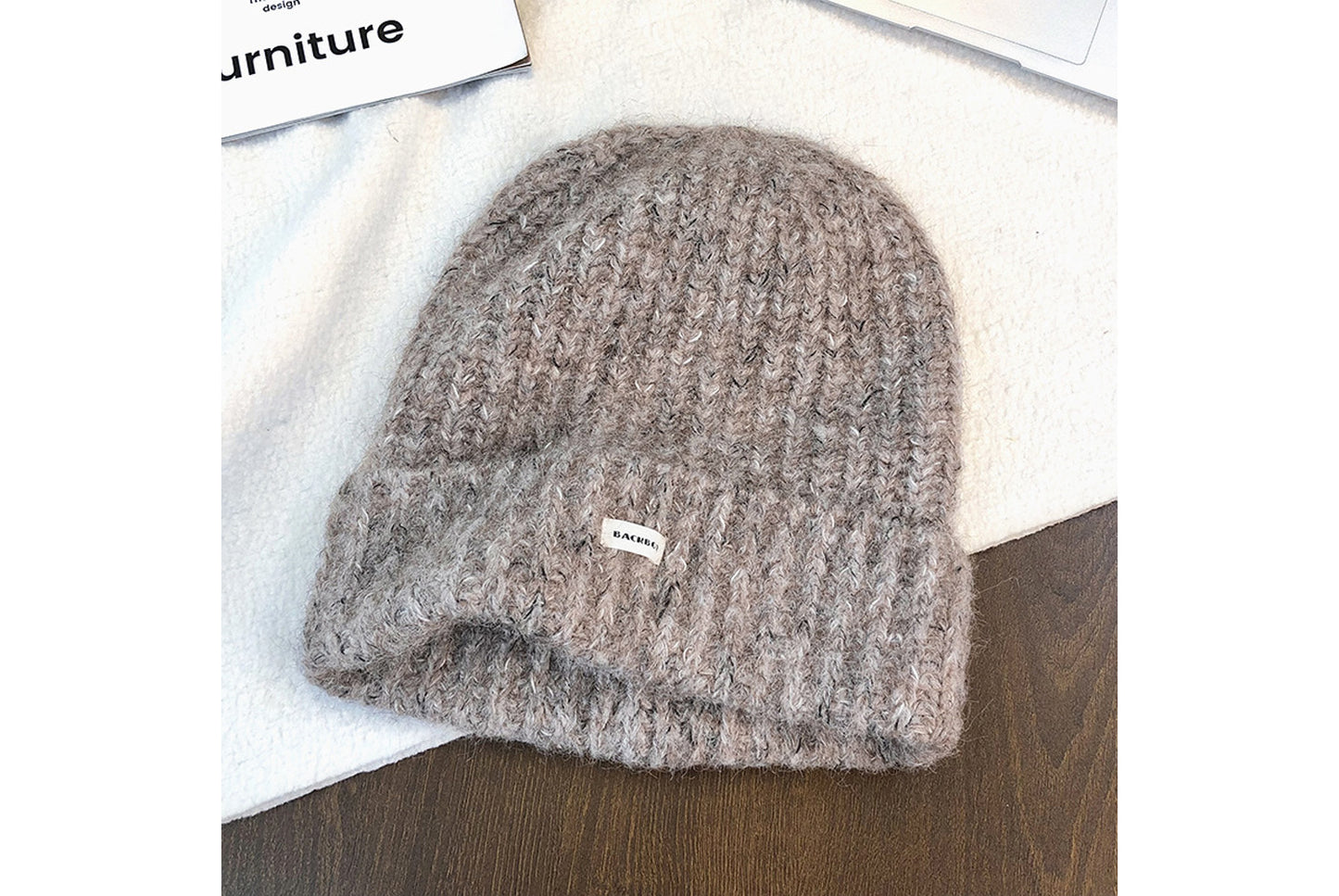 Warm Knitted Beanie with Ear flaps