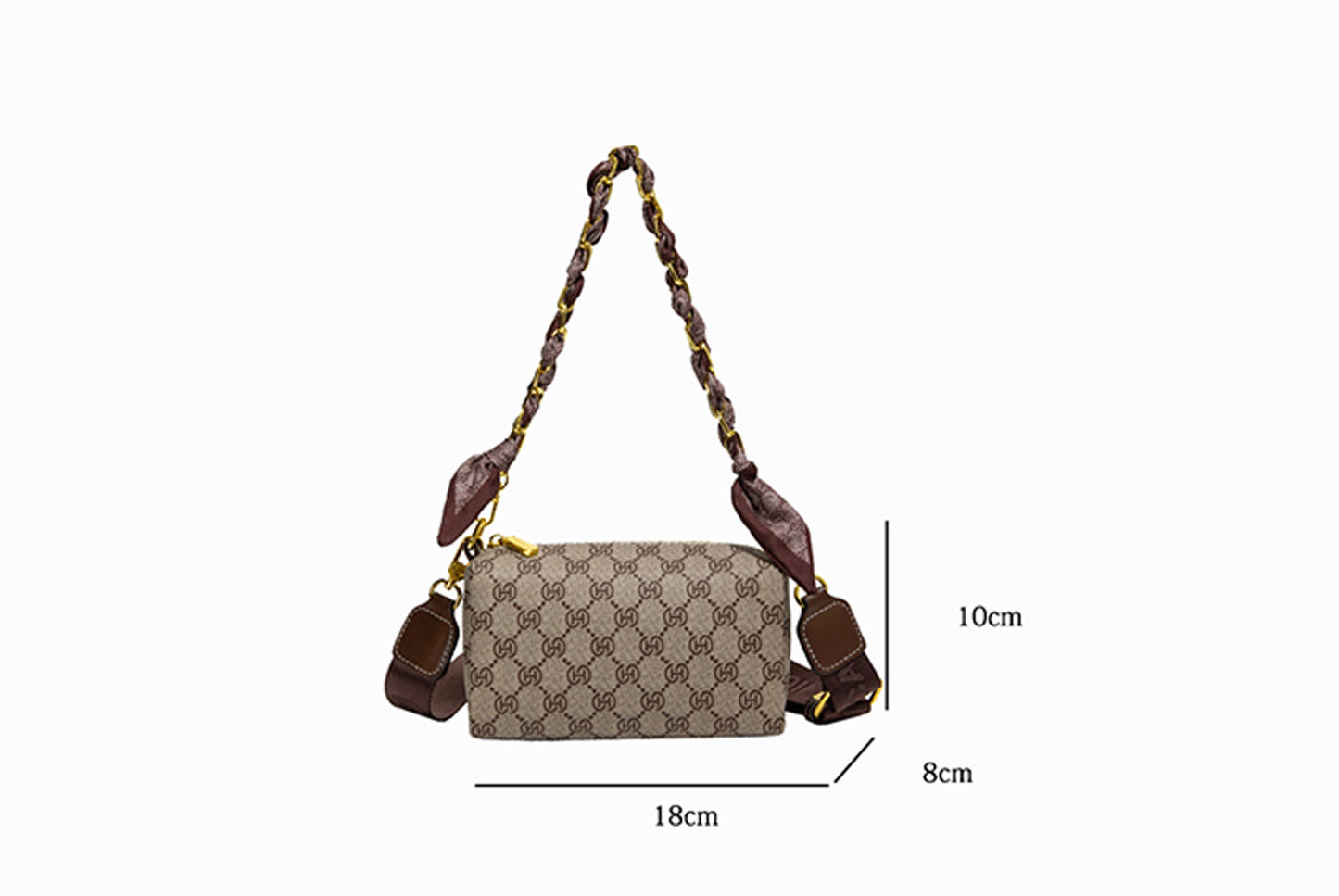 Luxury-Friendly Large-Capacity Crossbody Bag
