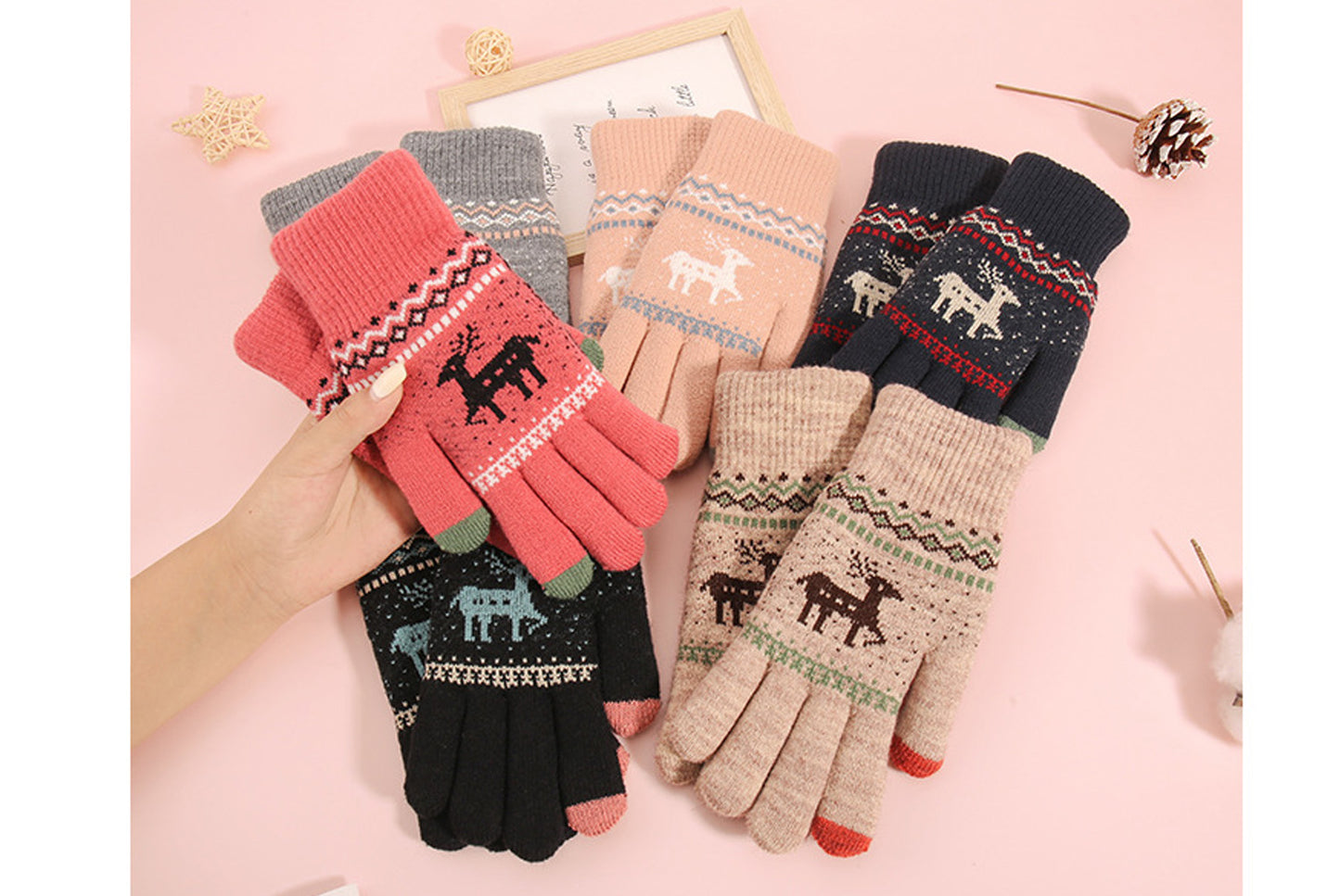 Winter Touchscreen Warm Gloves (Fleece-lined and Thickened)