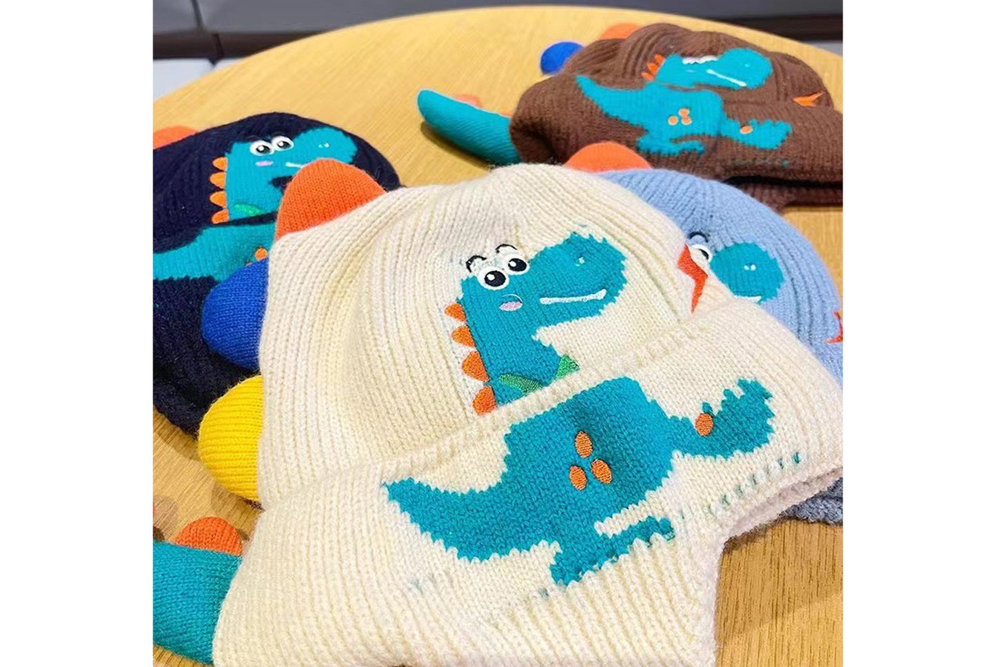 Autumn/Winter Children's Dinosaur Knitted Hat
