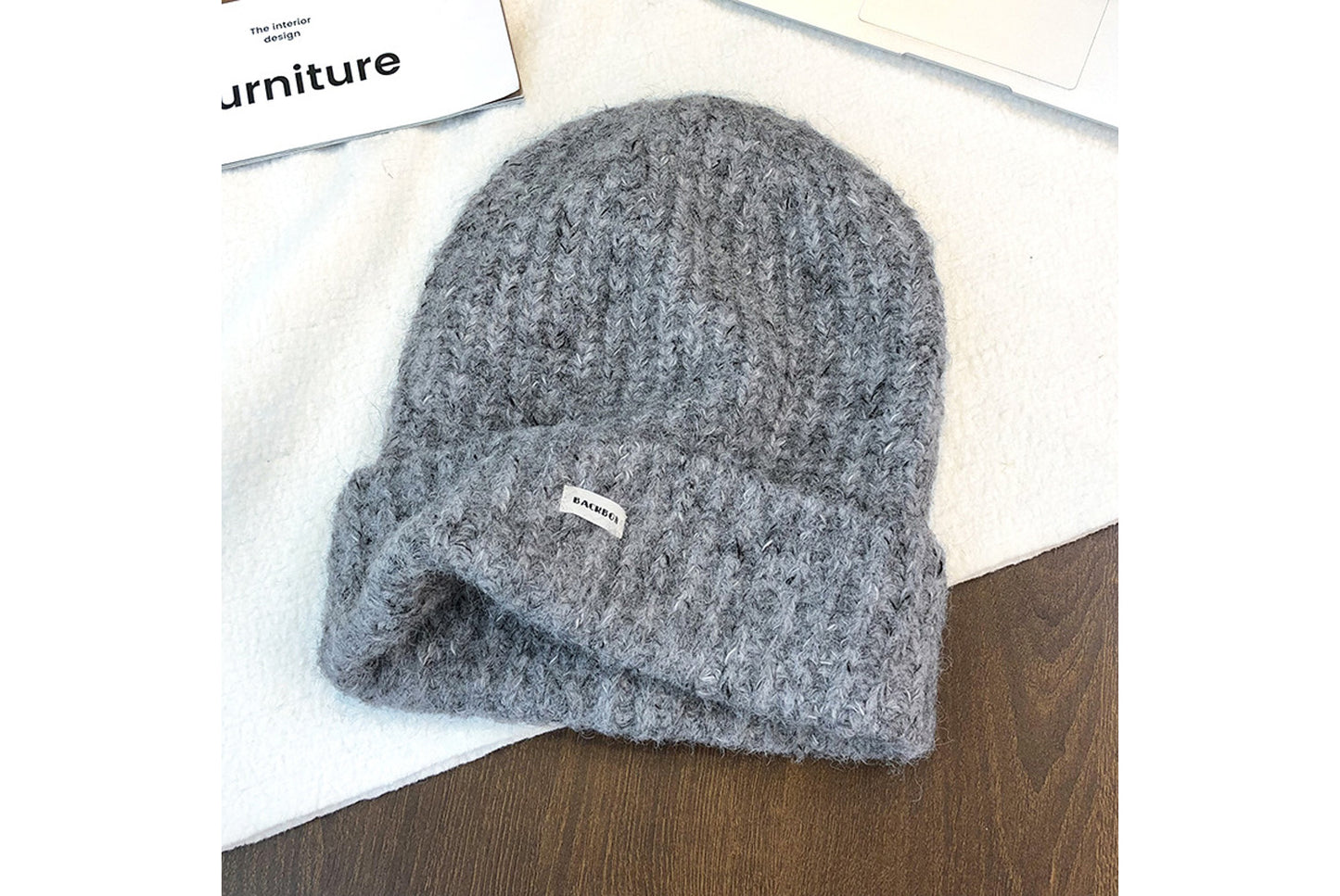 Warm Knitted Beanie with Ear flaps