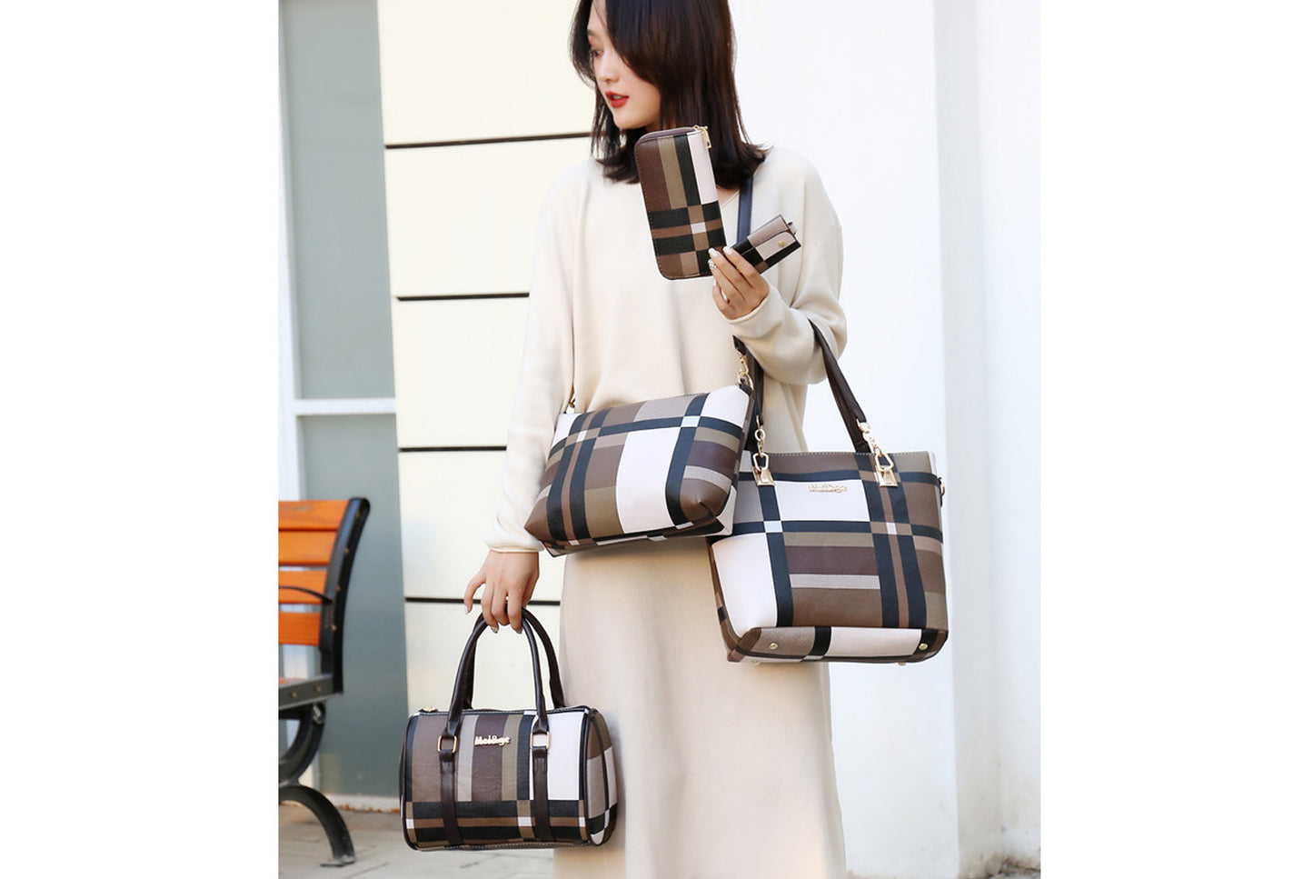 Six-Piece Crossbody/Shoulder Bag Set