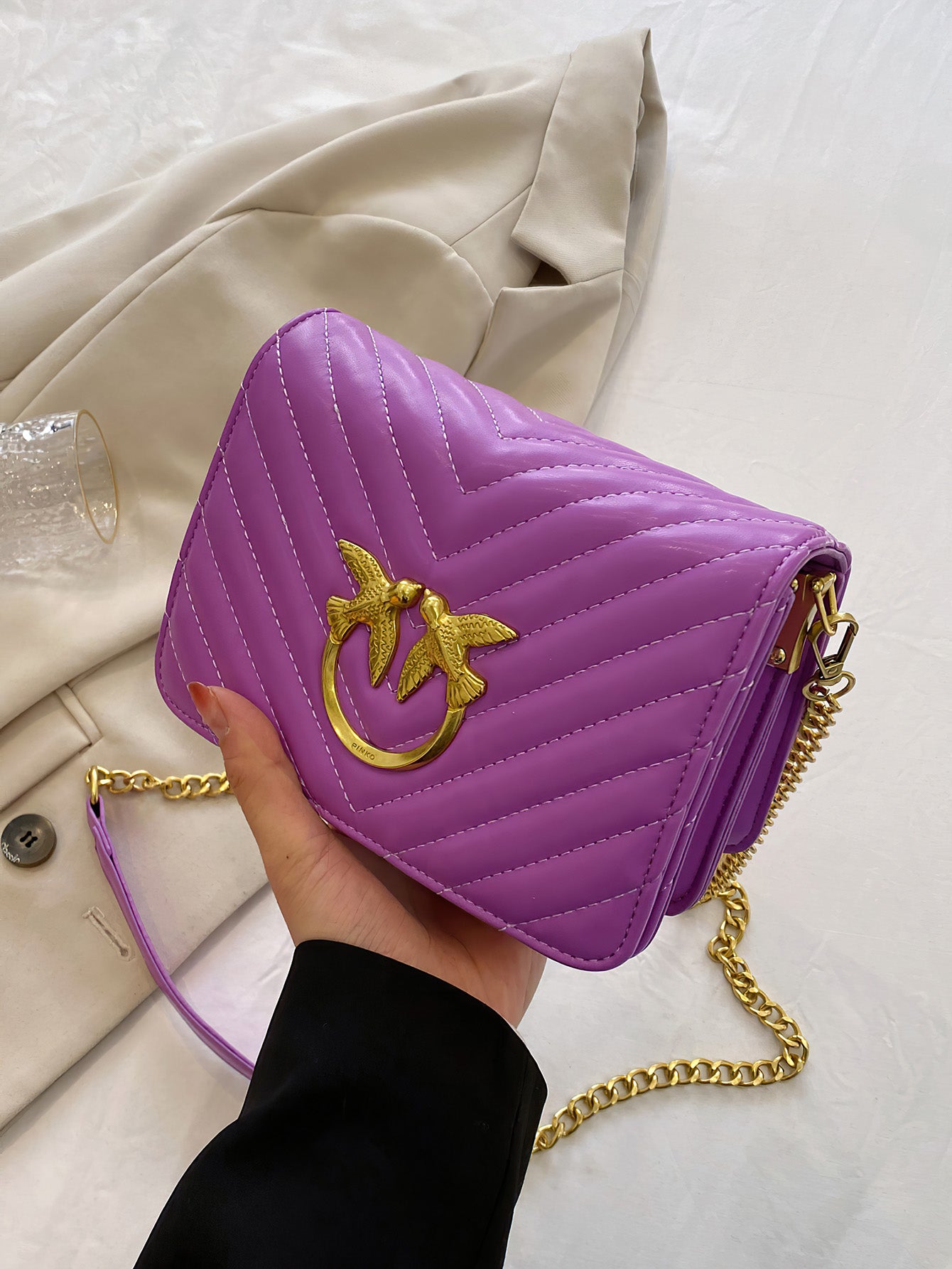 Nine-Color Flying Bird Embroidered Crossbody Bag - 9 Colours