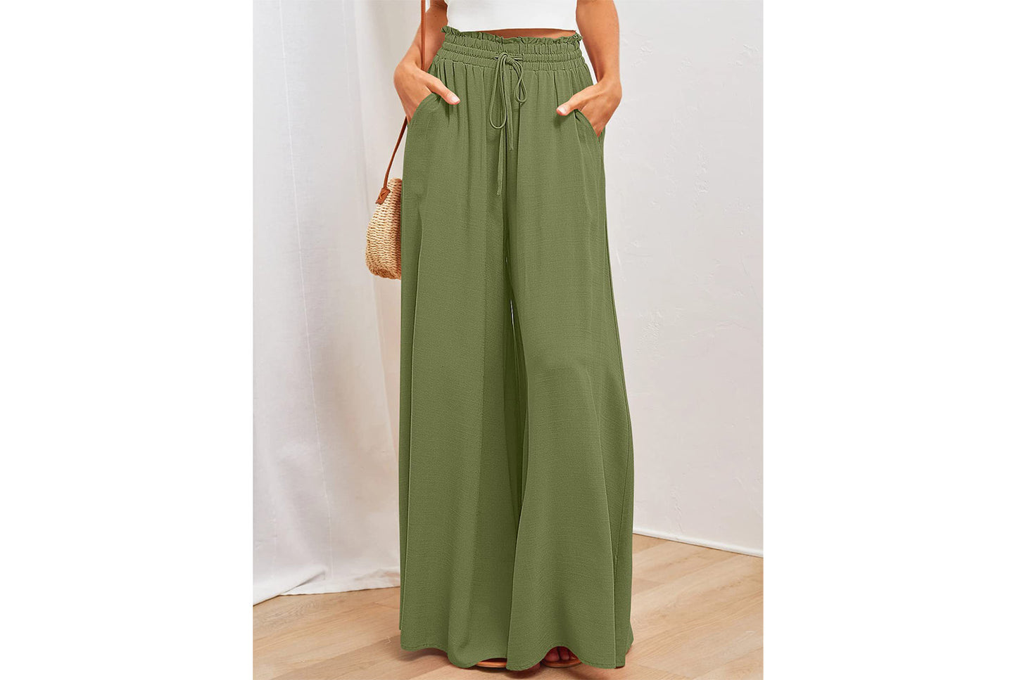 **Casual Wide-Leg Stylish Trousers**