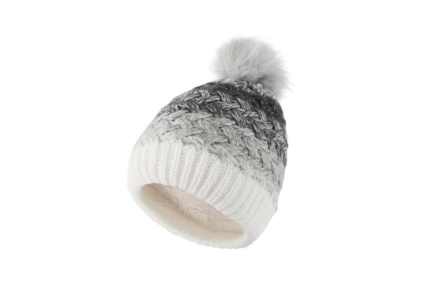 Children's Winter Rainbow Knitted Hat
