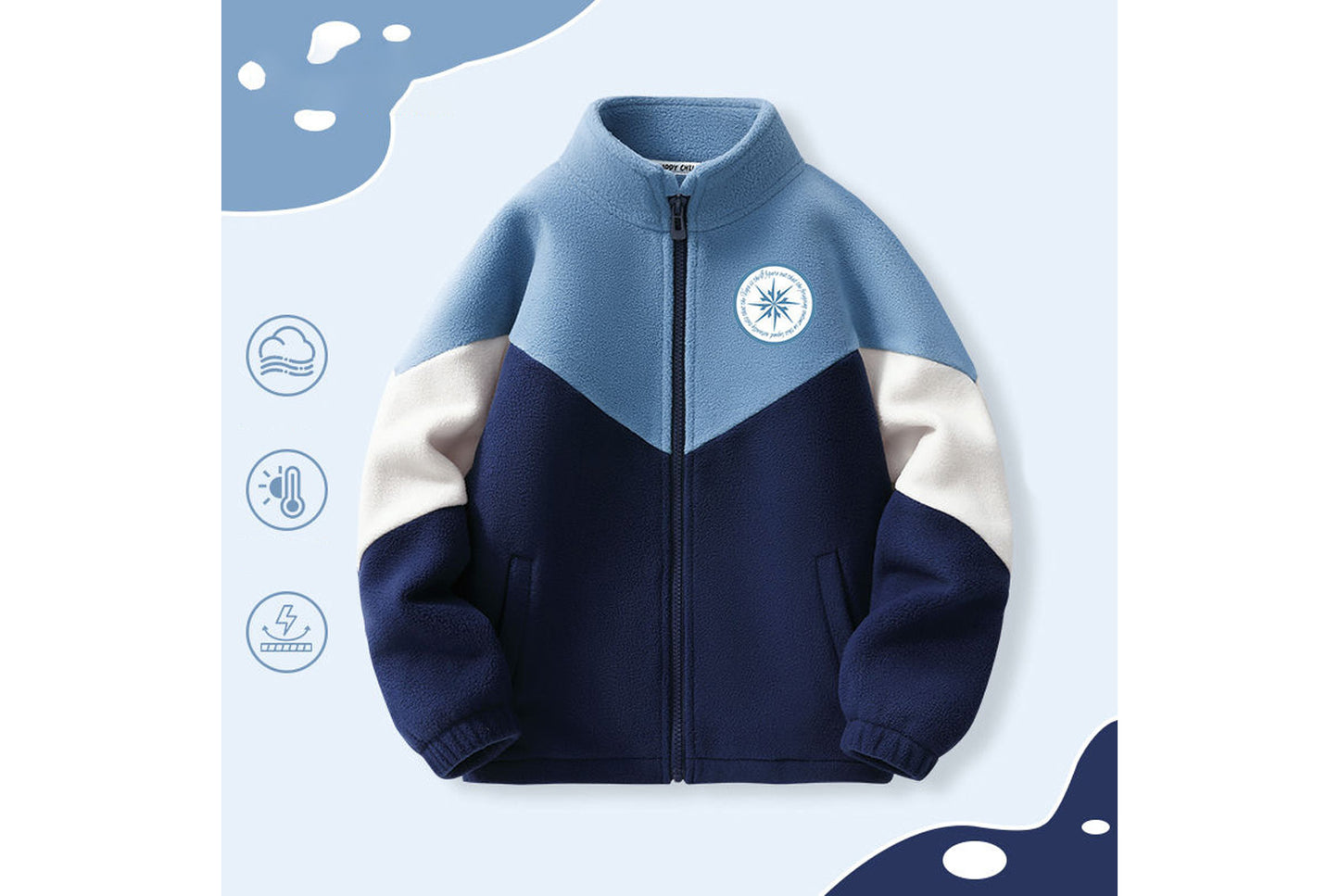 Children's Autumn/Winter Double-Sided Fleece Jacket