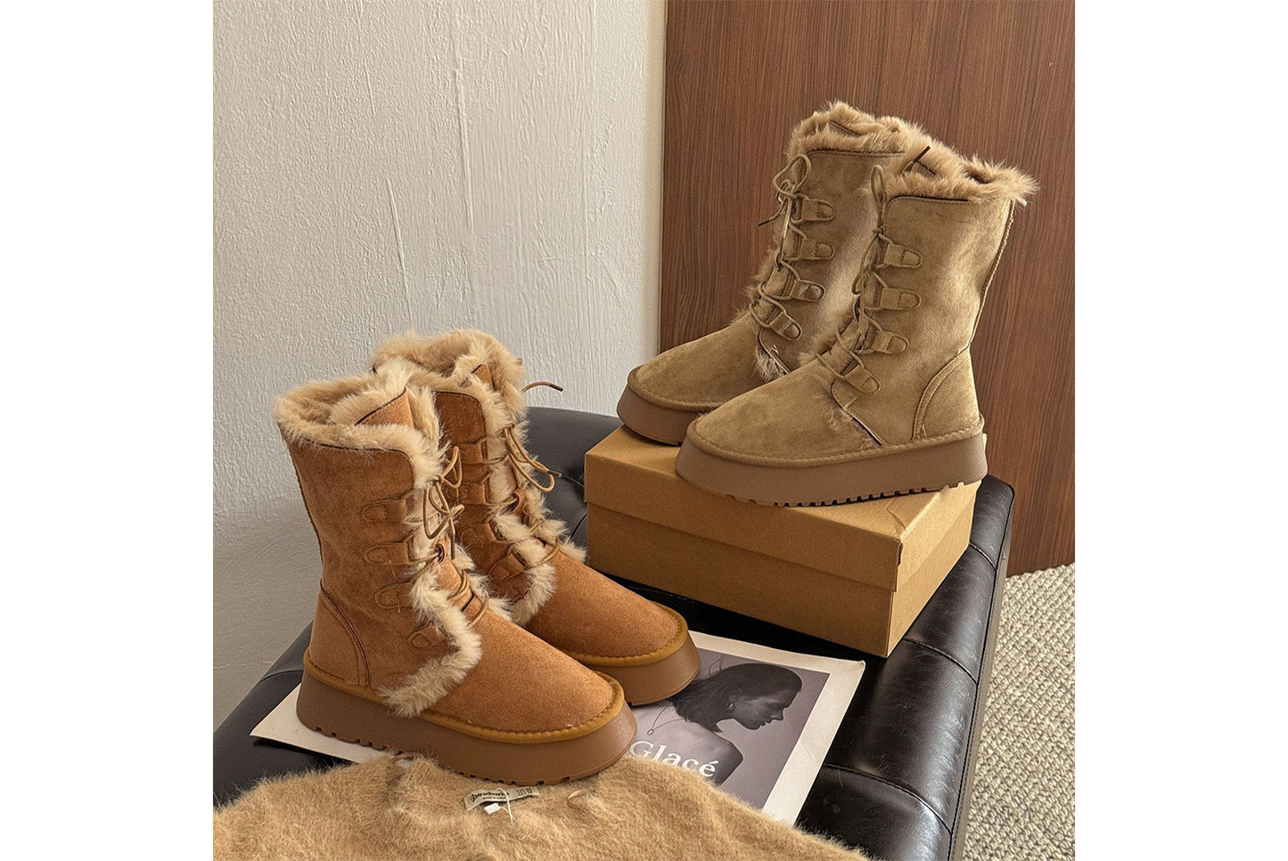 Women's Thickened Warm Casual Cotton Boots