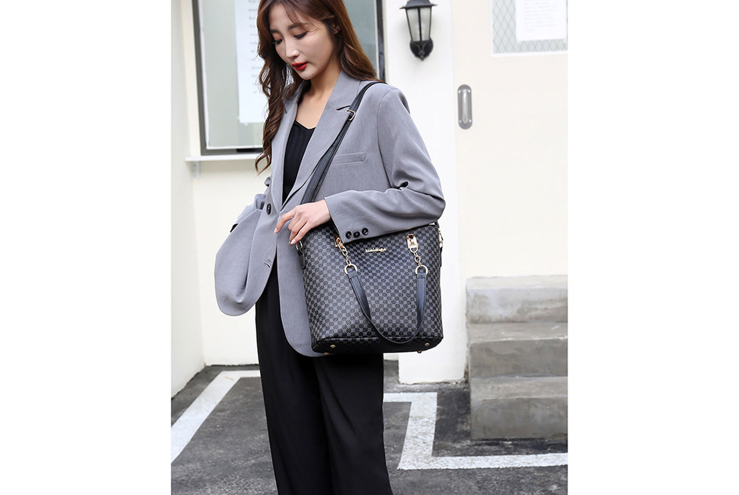 **Large Capacity Women's Handbag Set (6 Pieces)**
