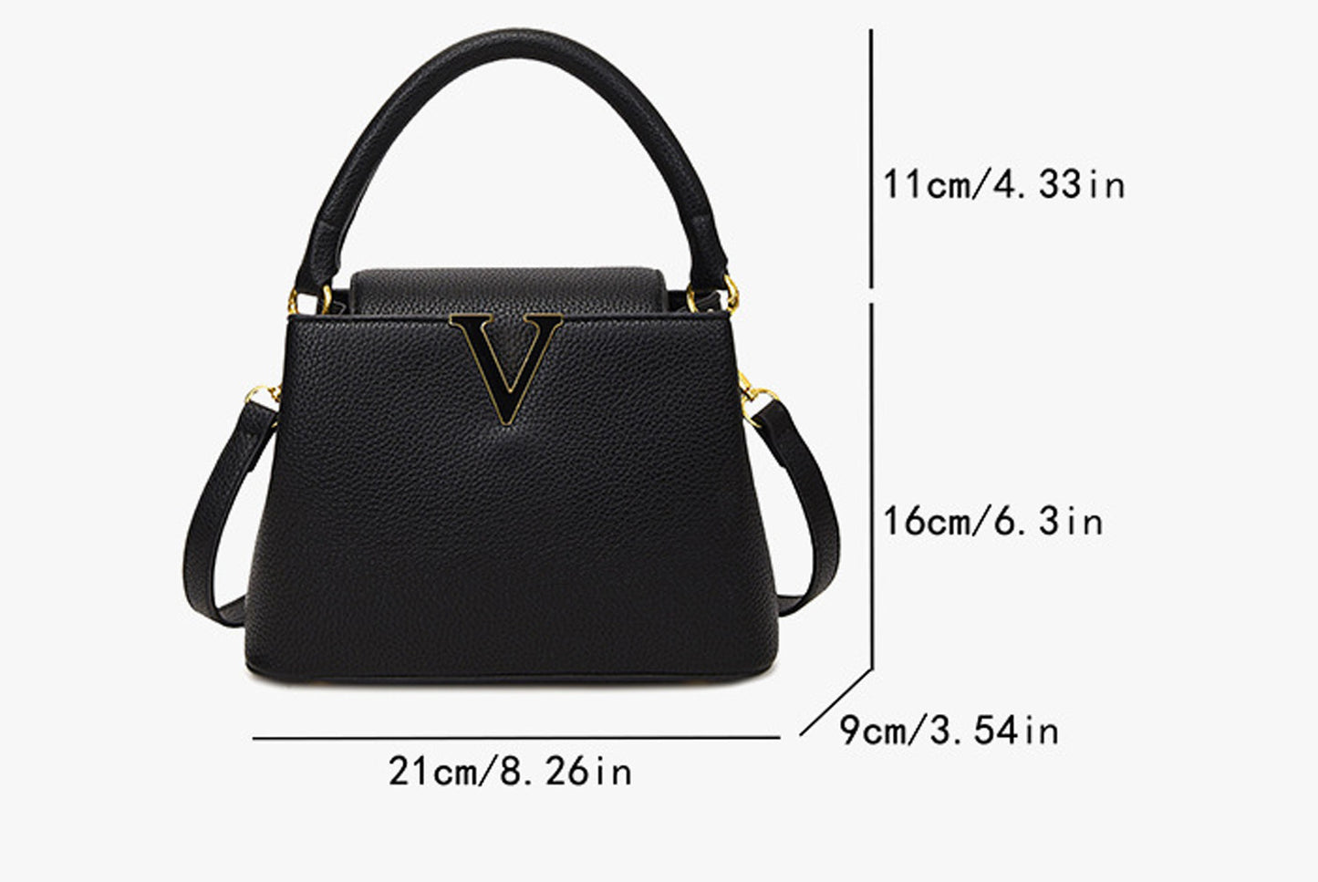 Lychee Texture Crossbody/Handbag