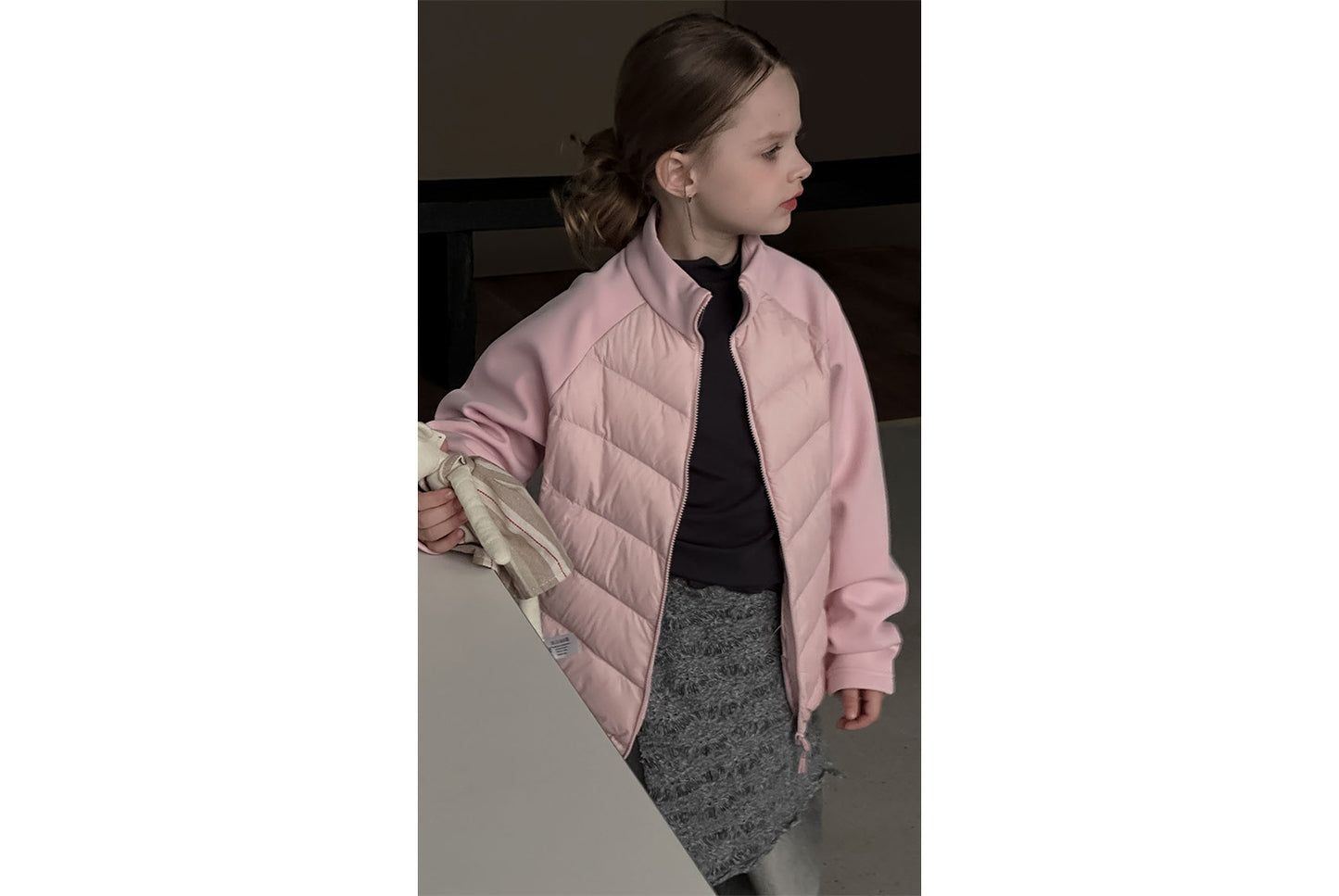 Children's White Duck Down Jacket