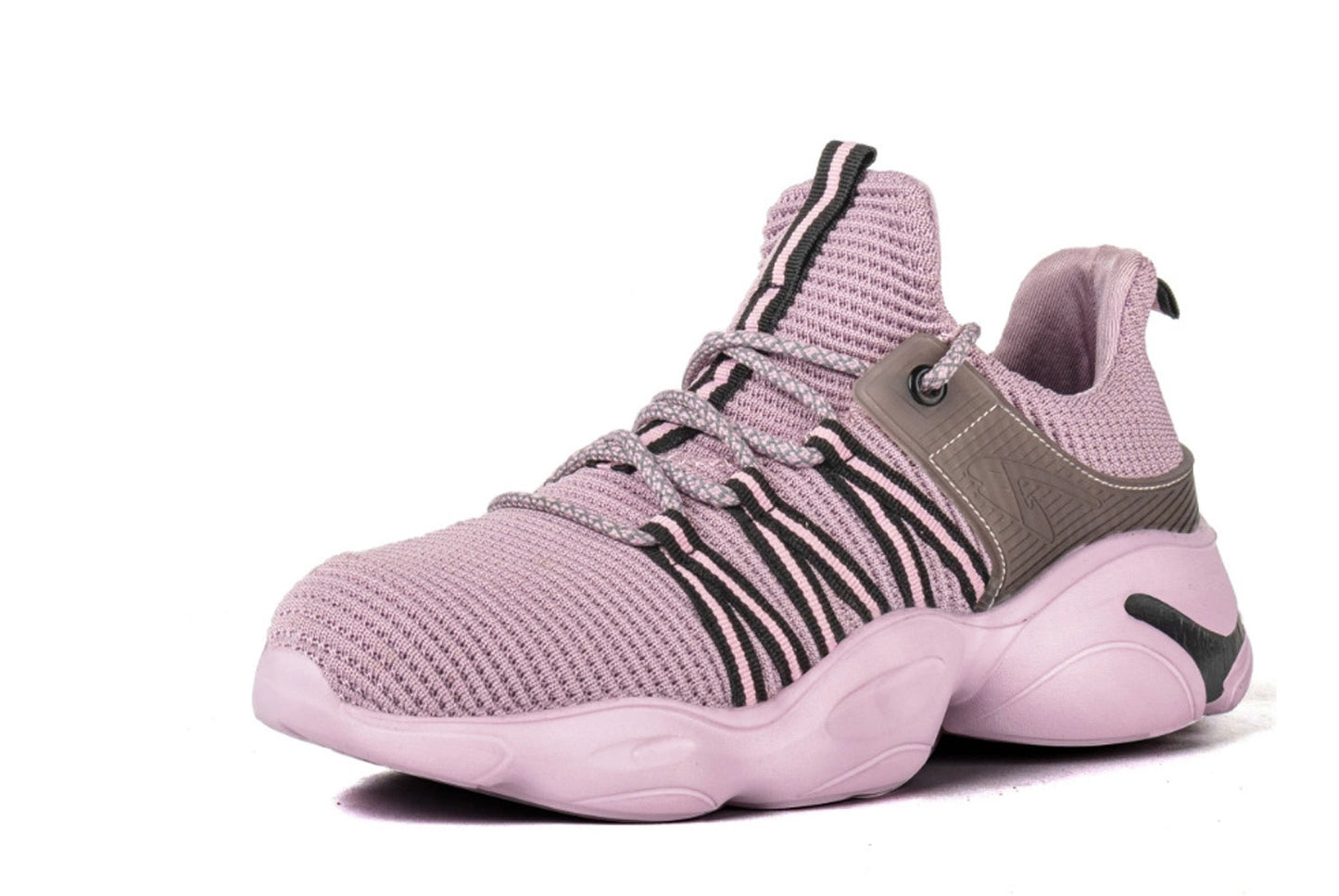 Men's Breathable Flyknit Safety Work Shoes