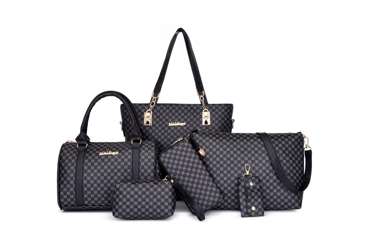 **Large Capacity Women's Handbag Set (6 Pieces)**