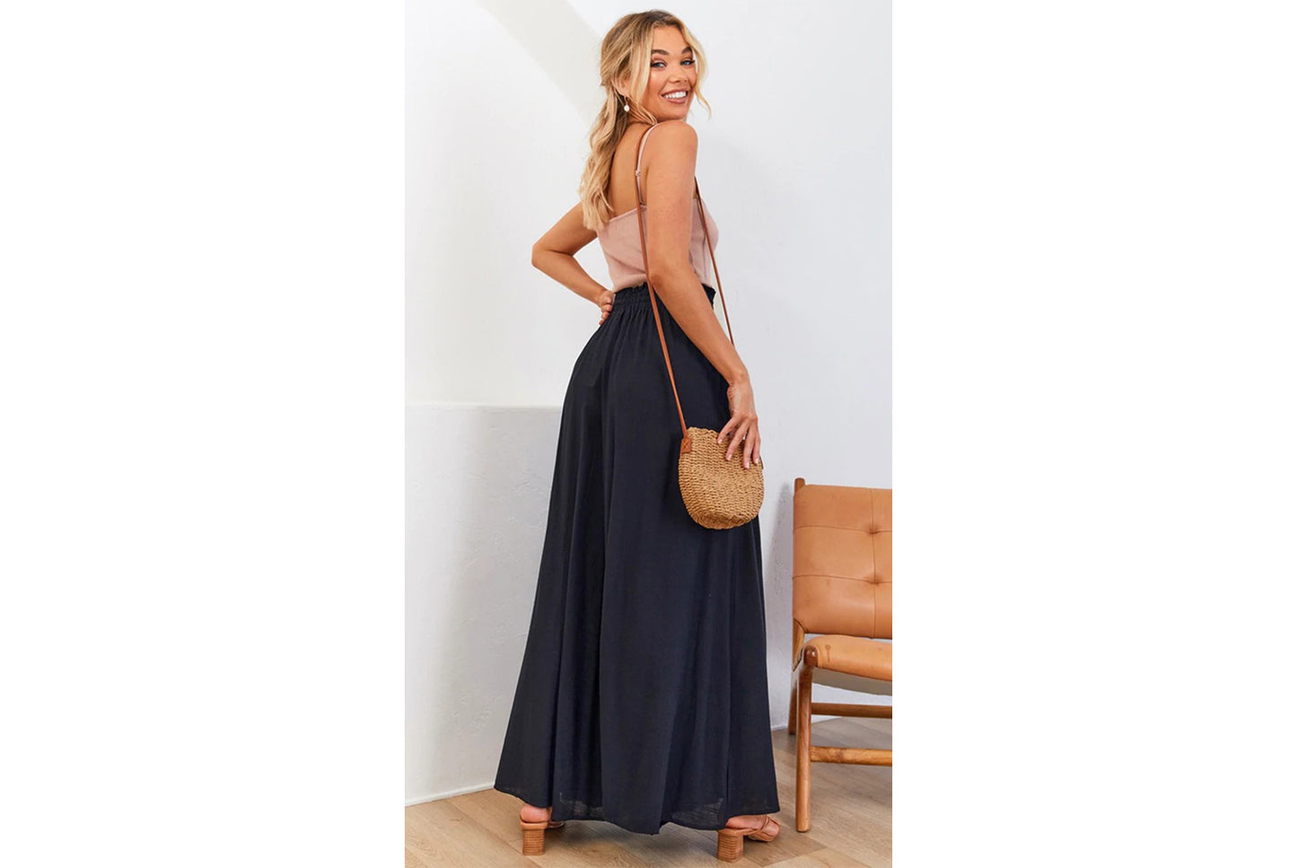 **Casual Wide-Leg Stylish Trousers**
