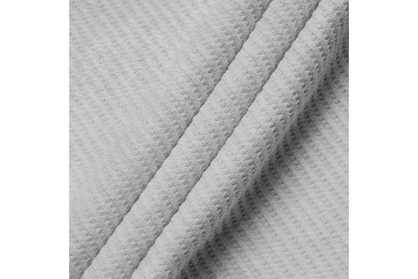 Men's Waffle Knit Polo Shirt