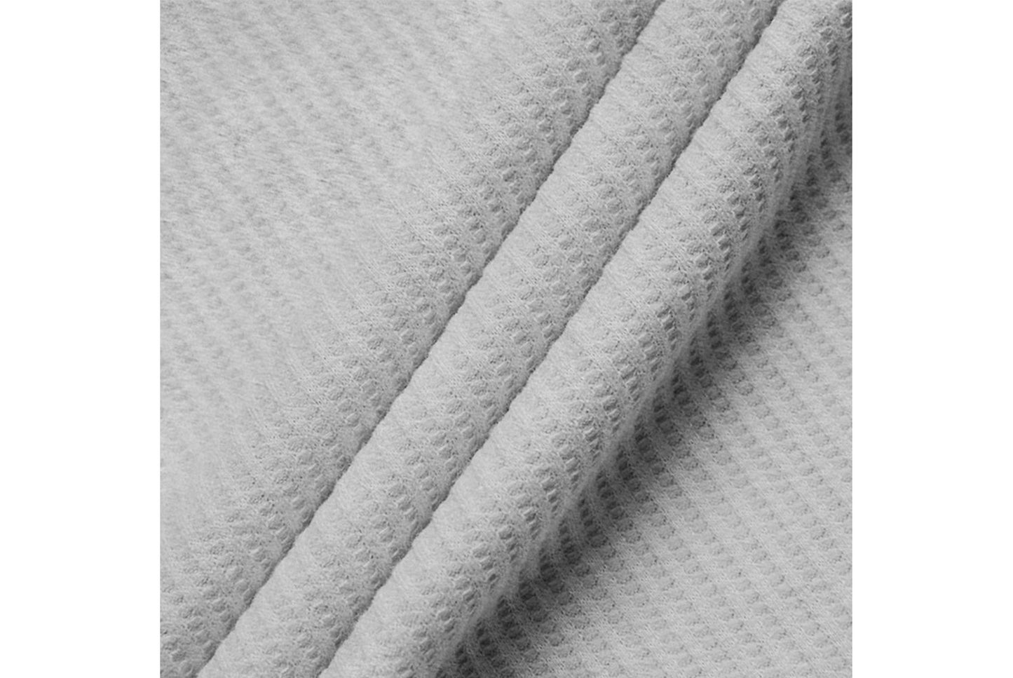 Men's Waffle Knit Polo Shirt