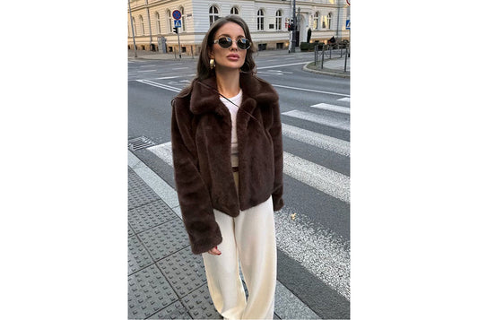 Winter Retro Faux Fur Jacket