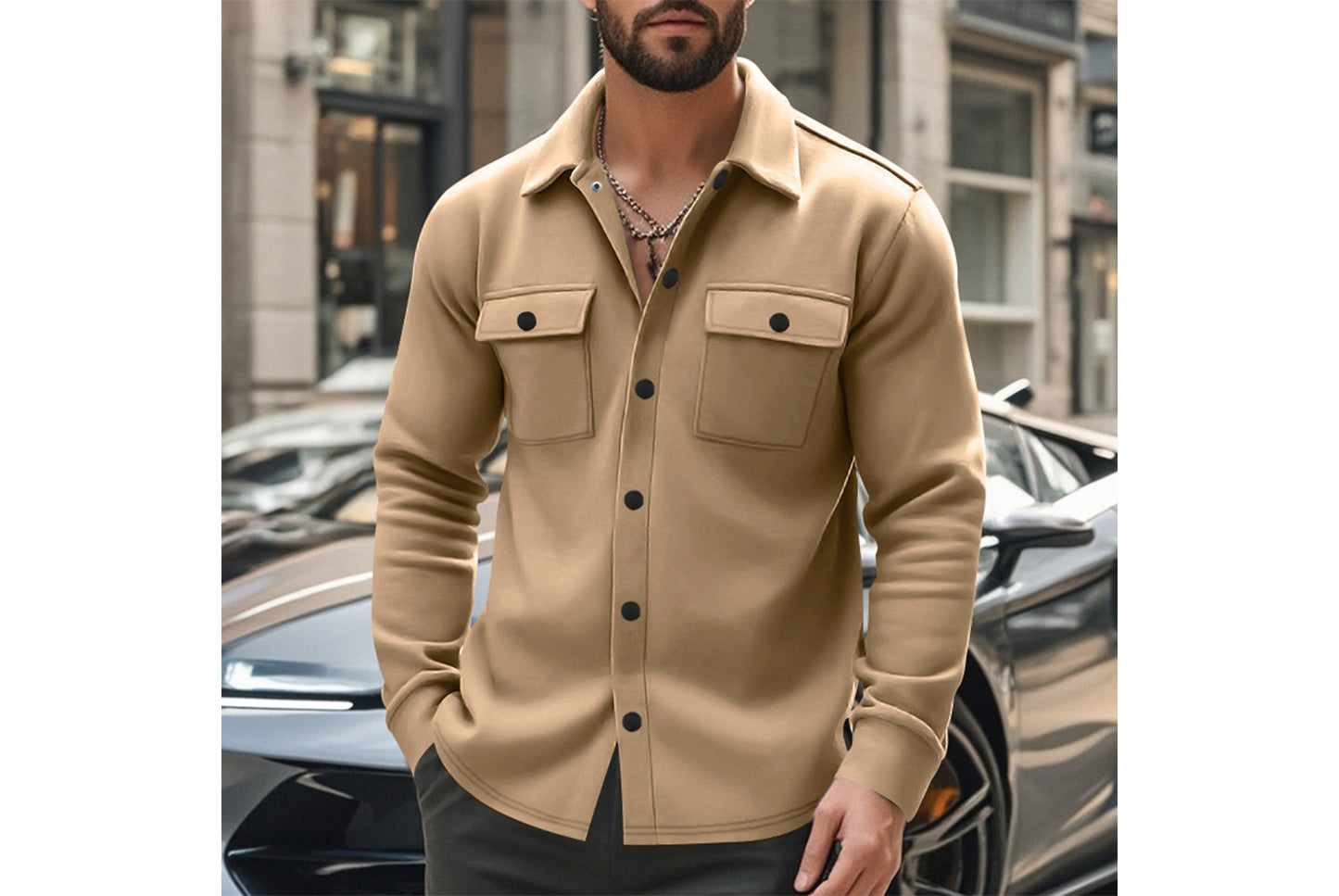 Men's Casual Slim Fit Jacket