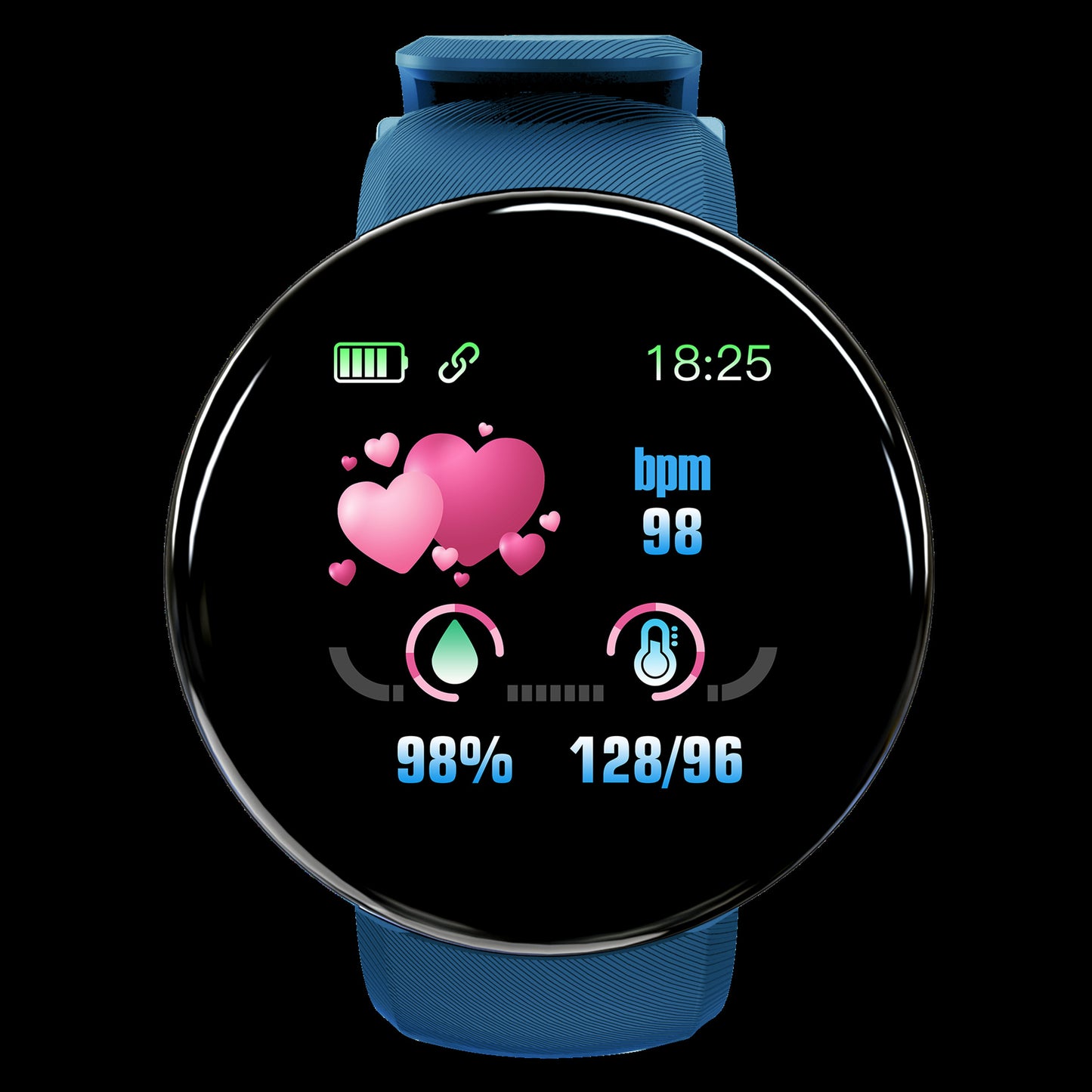# 1.44-inch Color Round Screen D18 Smart Bracelet