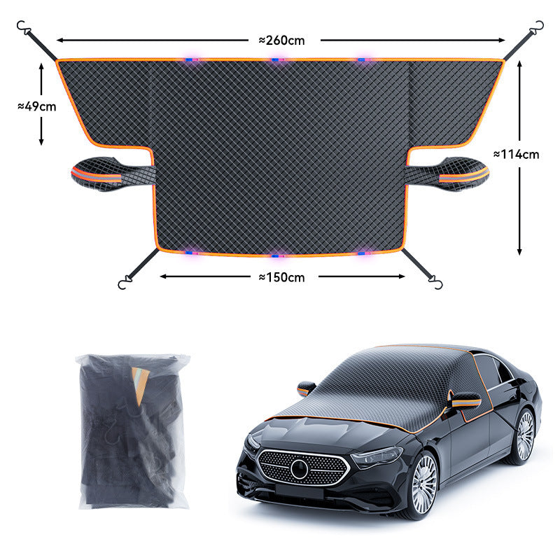 **Oxford Cloth Car Snow Cover | Windshield Antifreeze Cover**
