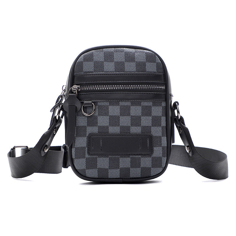 Business Men's Quilted Shoulder Bag