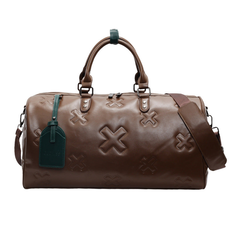 Stylish Large-Capacity PU Travel Handbag