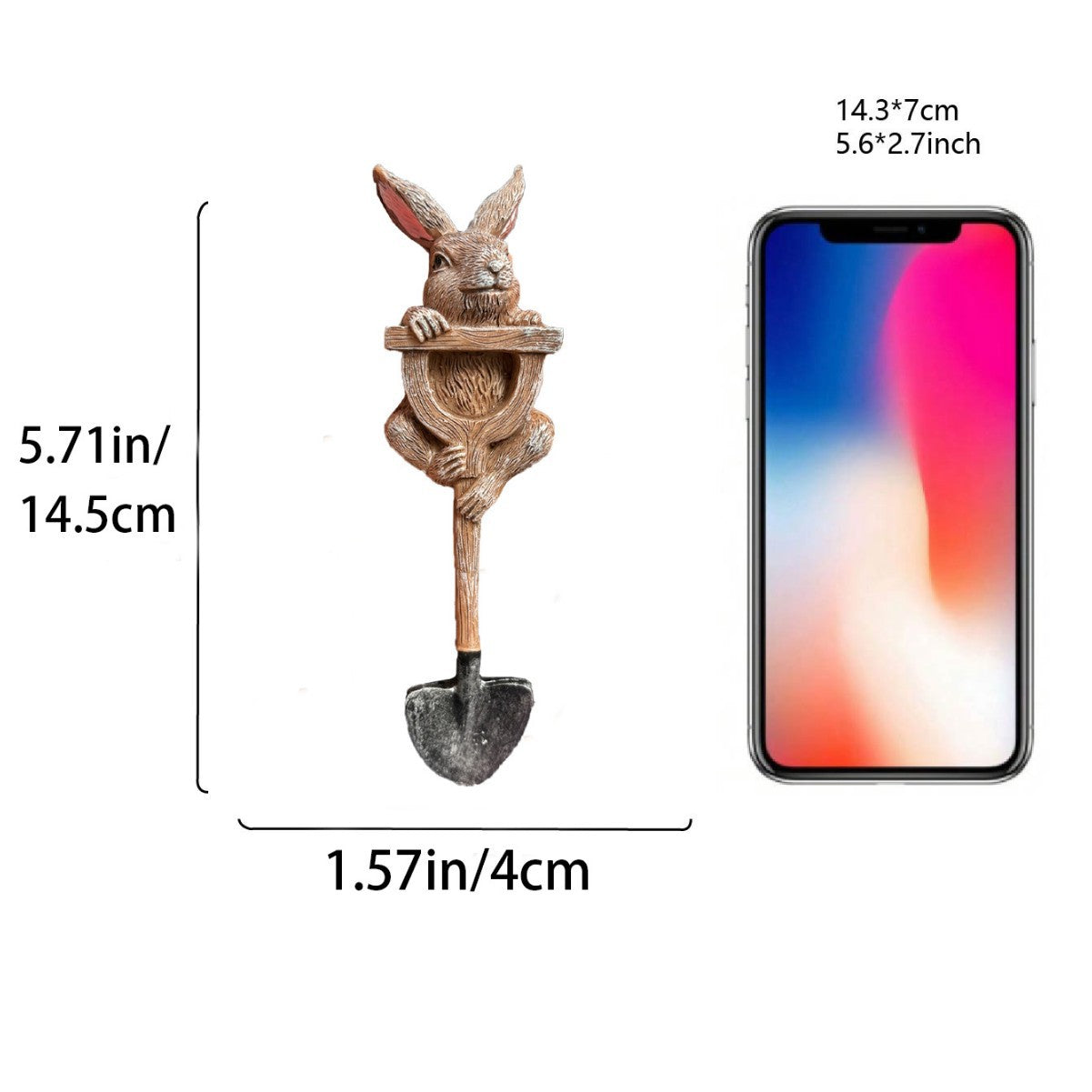 # Shovel-Shaped Dwarf Animal Garden Decor Pegboard